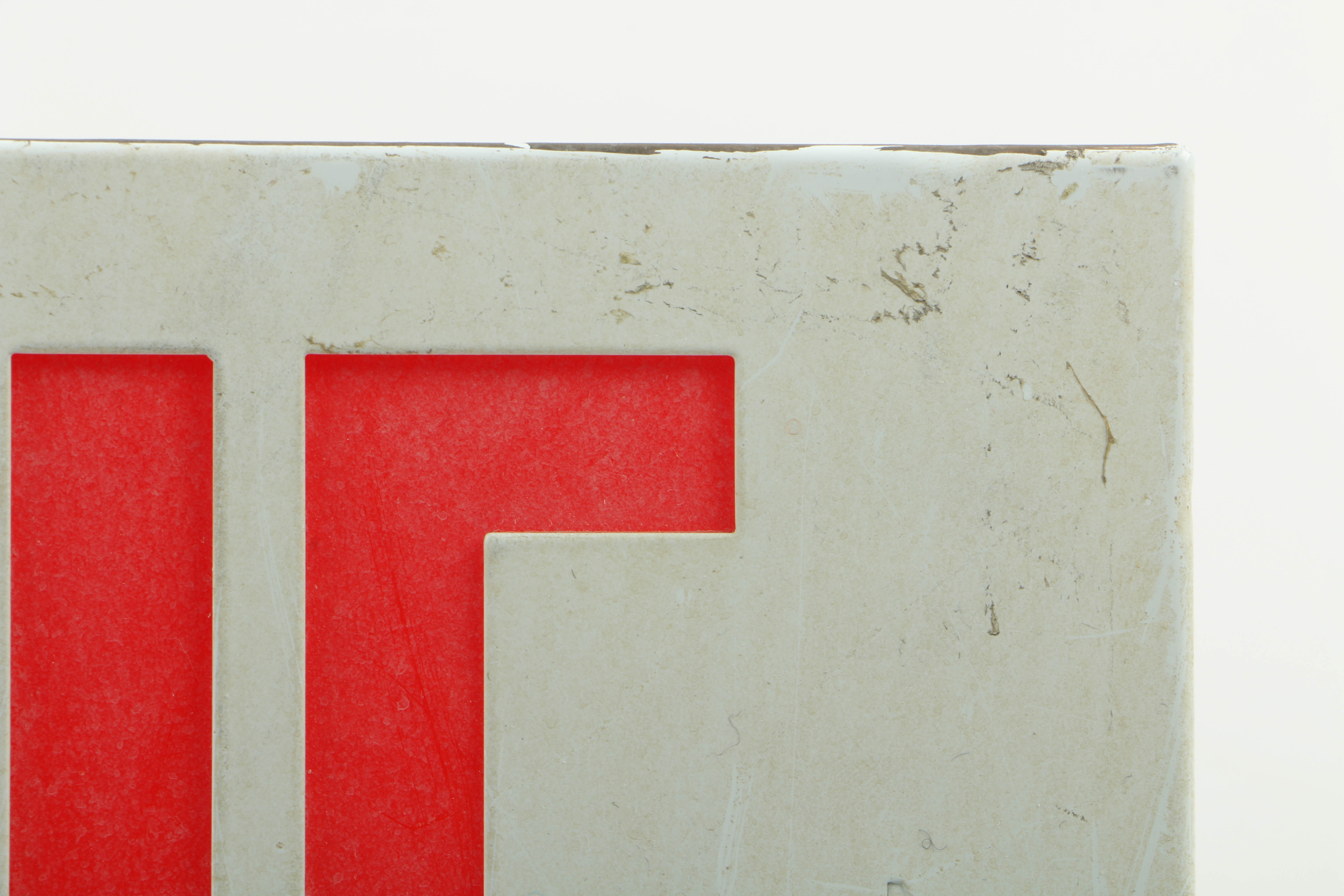 Metal "Sortie" French Exit Sign