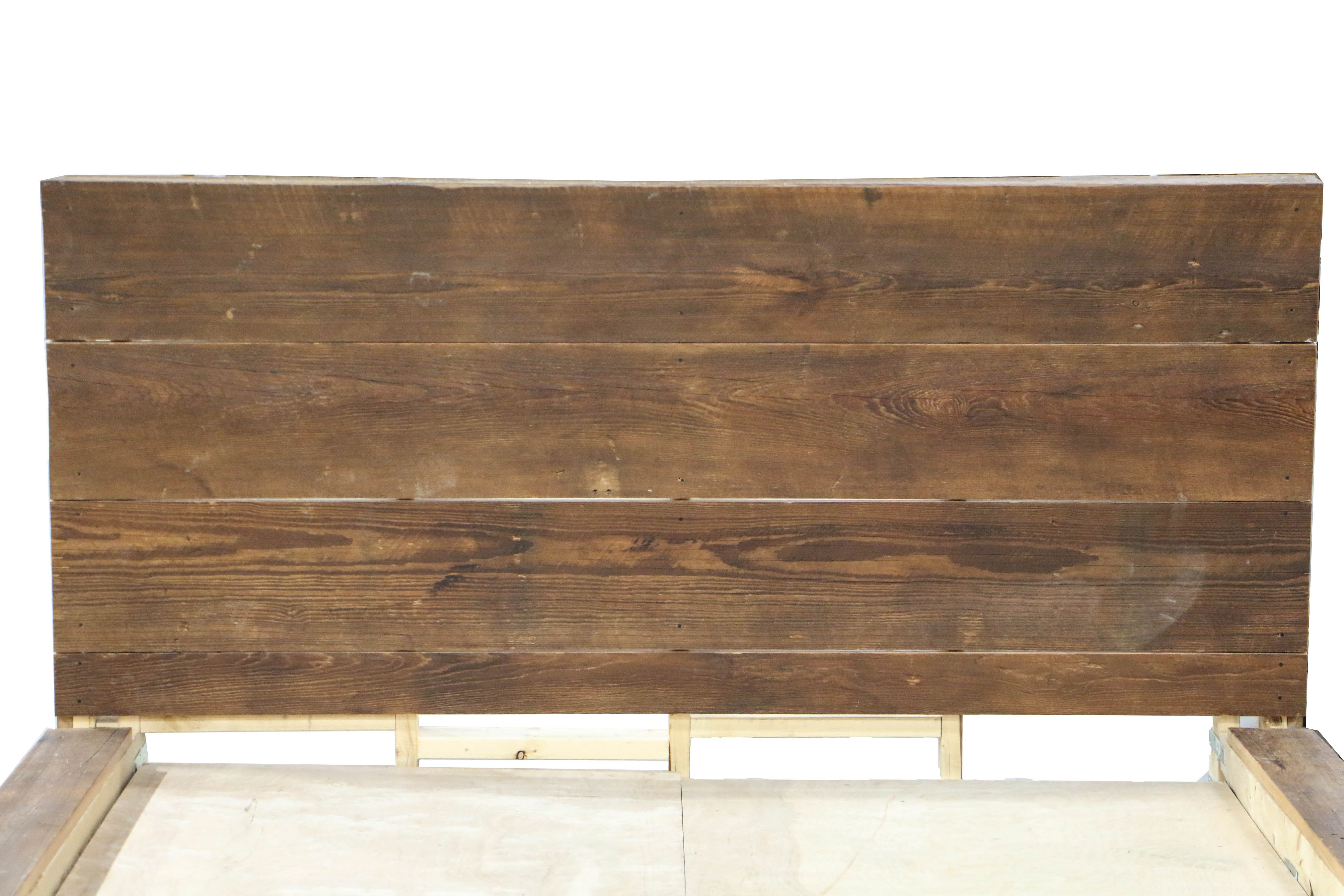 Industrial Style Queen Size Platform Bed Frame