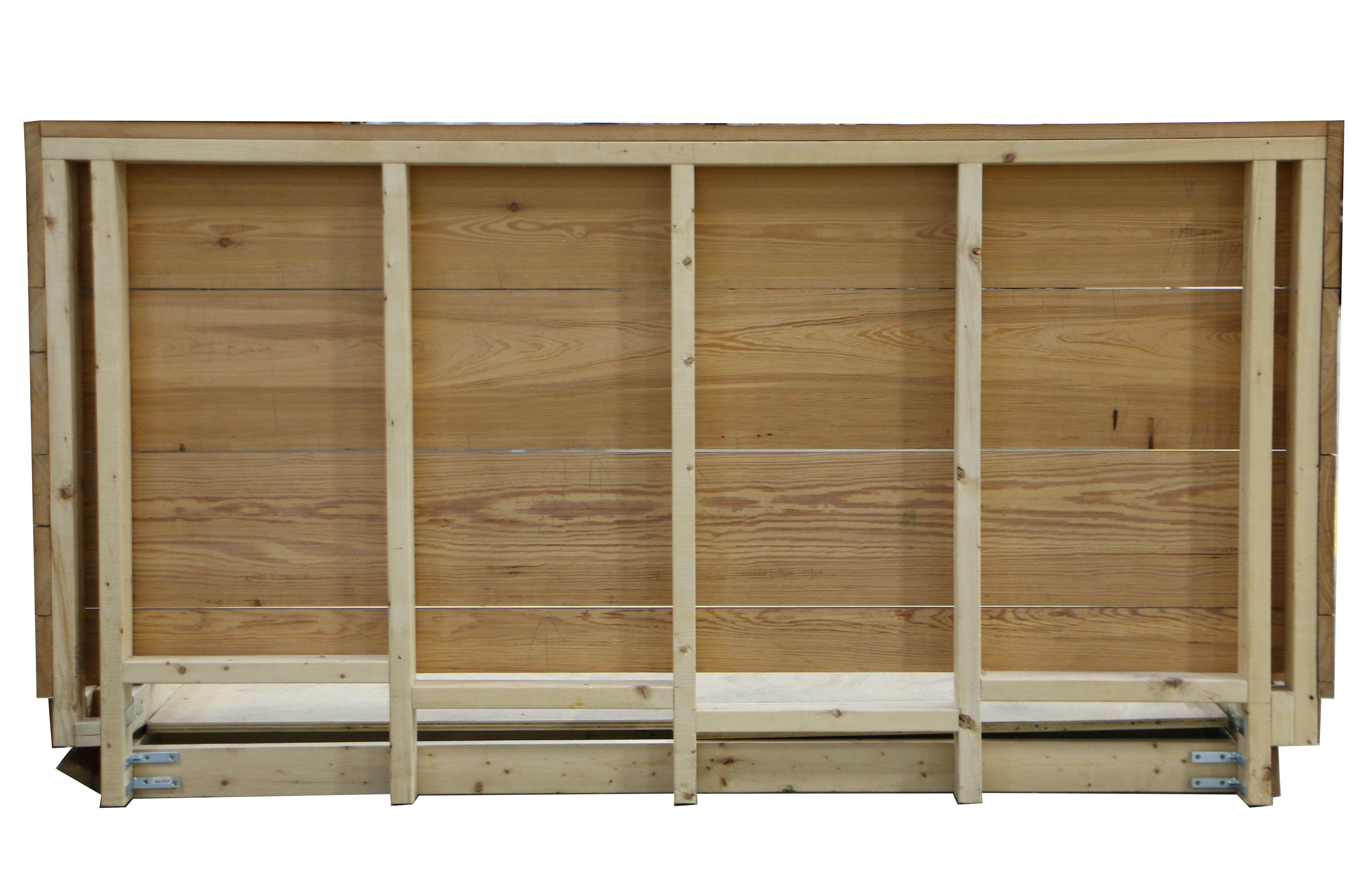 Industrial Style Queen Size Platform Bed Frame