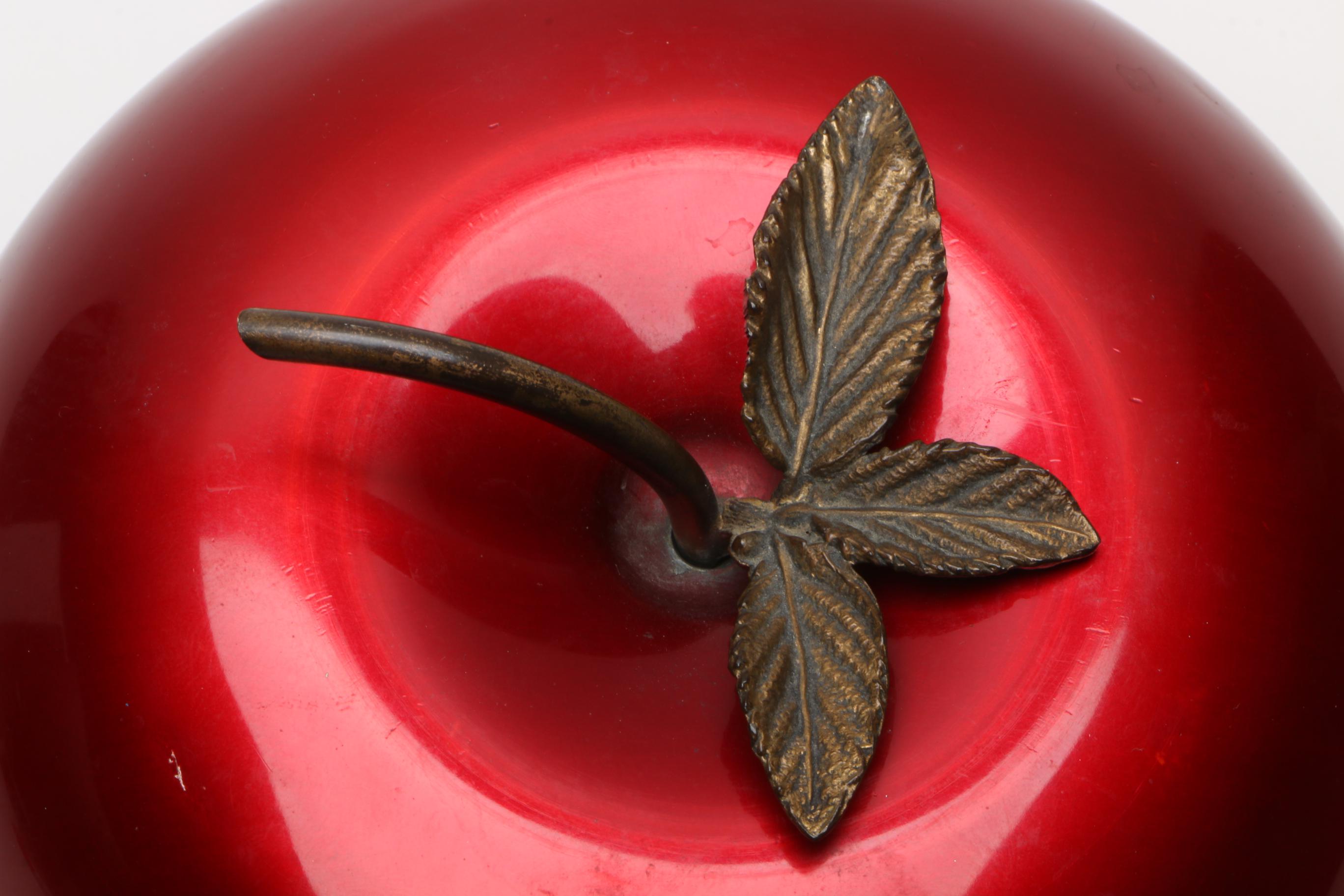 Bernard and Rice Apollo Studios Big Red Apple Ice Bucket 1920's