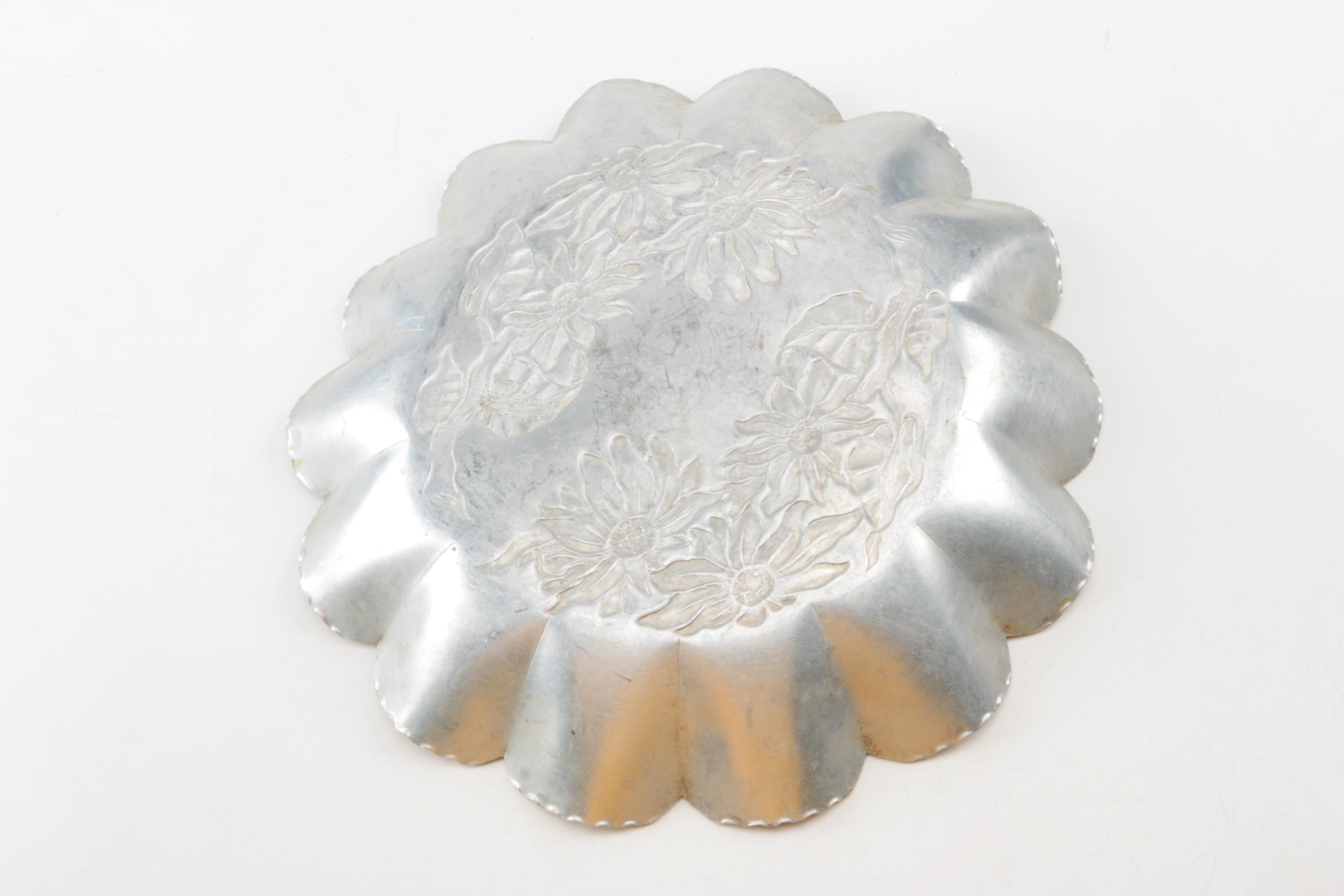 Farber & Shlevin, Inc. Hand-Wrought Aluminum Plate and Tray