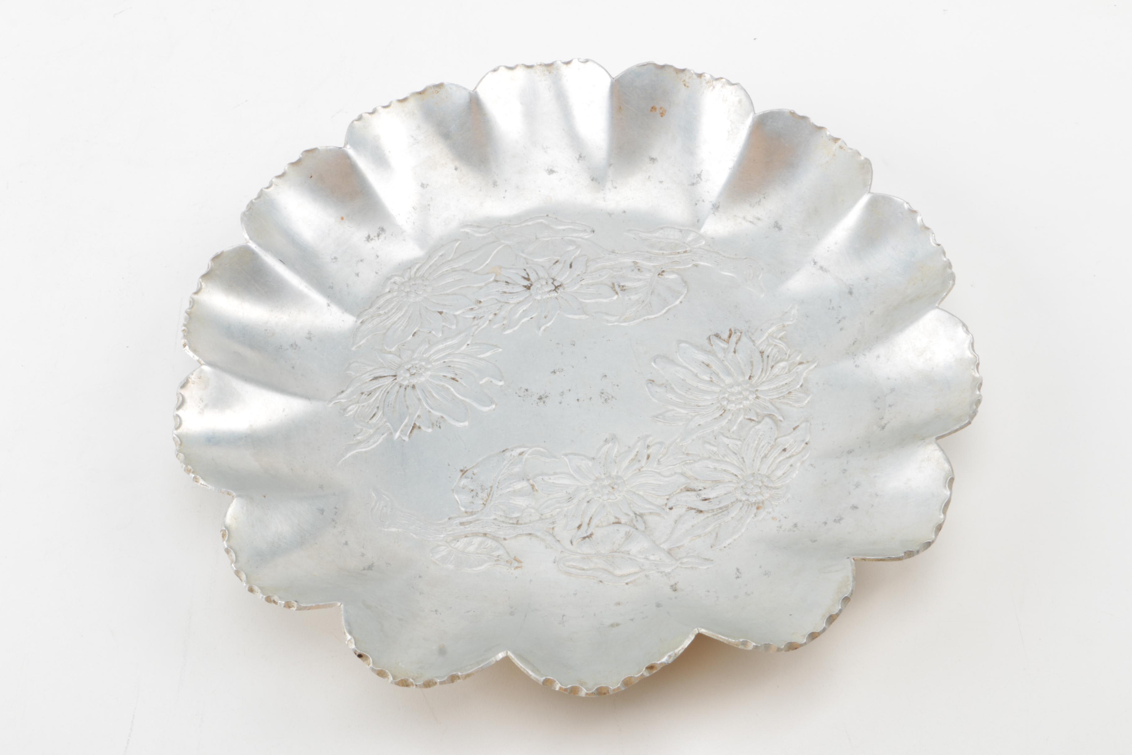 Farber & Shlevin, Inc. Hand-Wrought Aluminum Plate and Tray