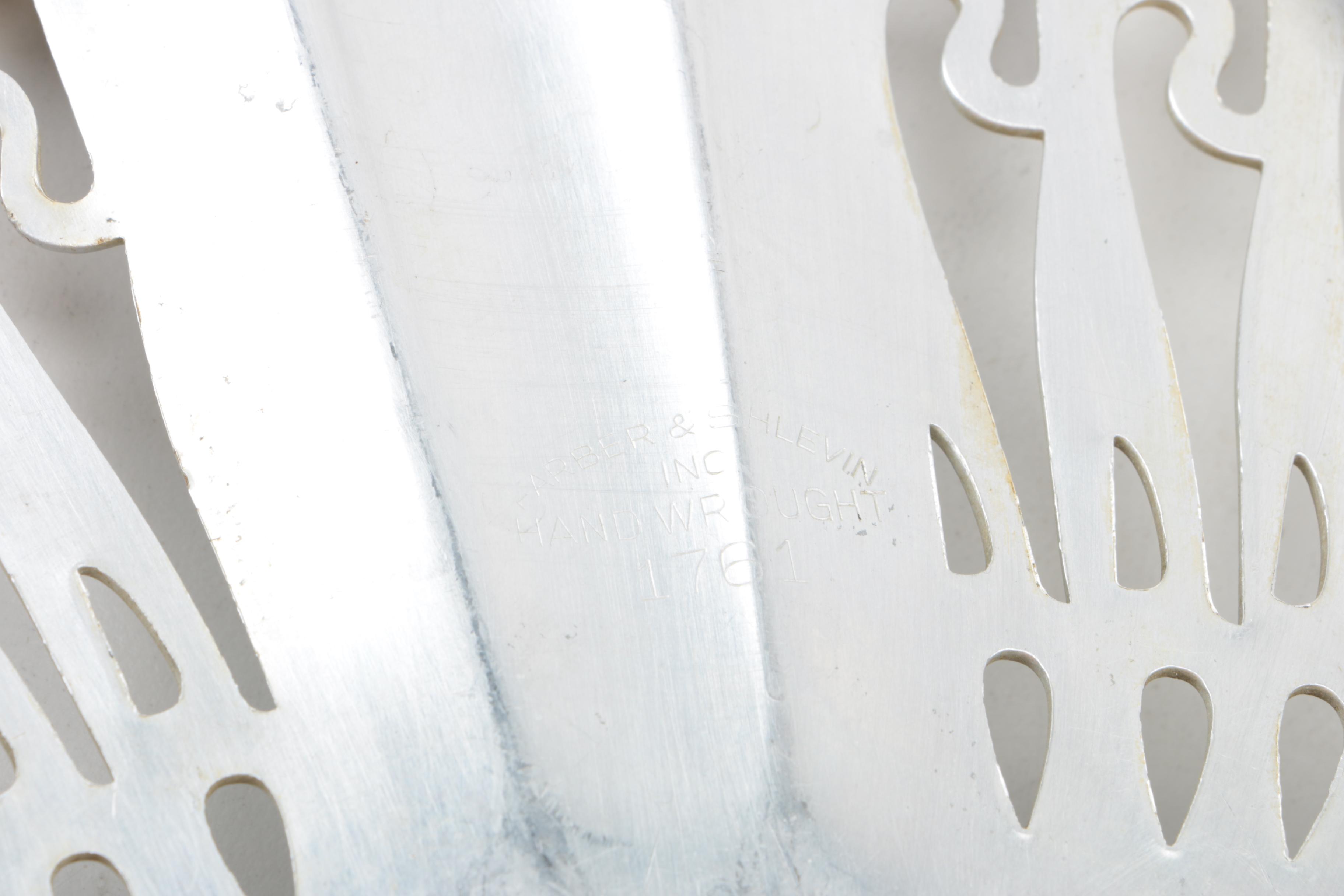 Farber & Shlevin, Inc. Hand-Wrought Aluminum Plate and Tray