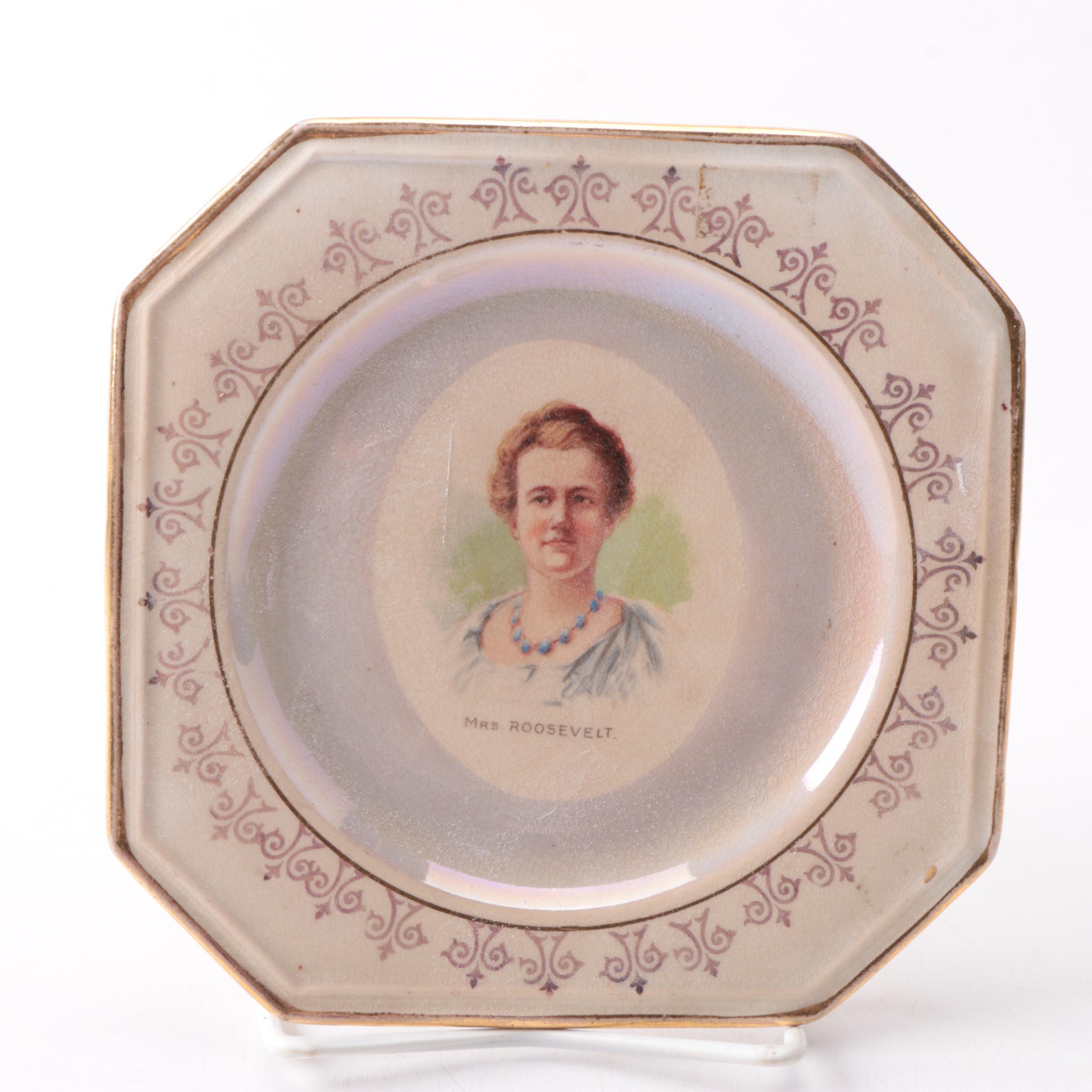 Teddy Roosevelt Themed Collectibles, Including Rough Riders Baking Powder Tin