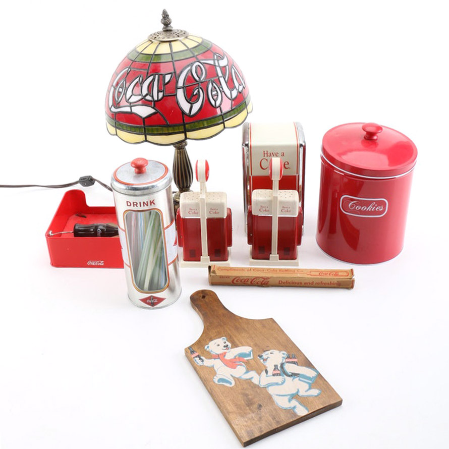 Vintage and Contemporary Coca-Cola Memorabilia