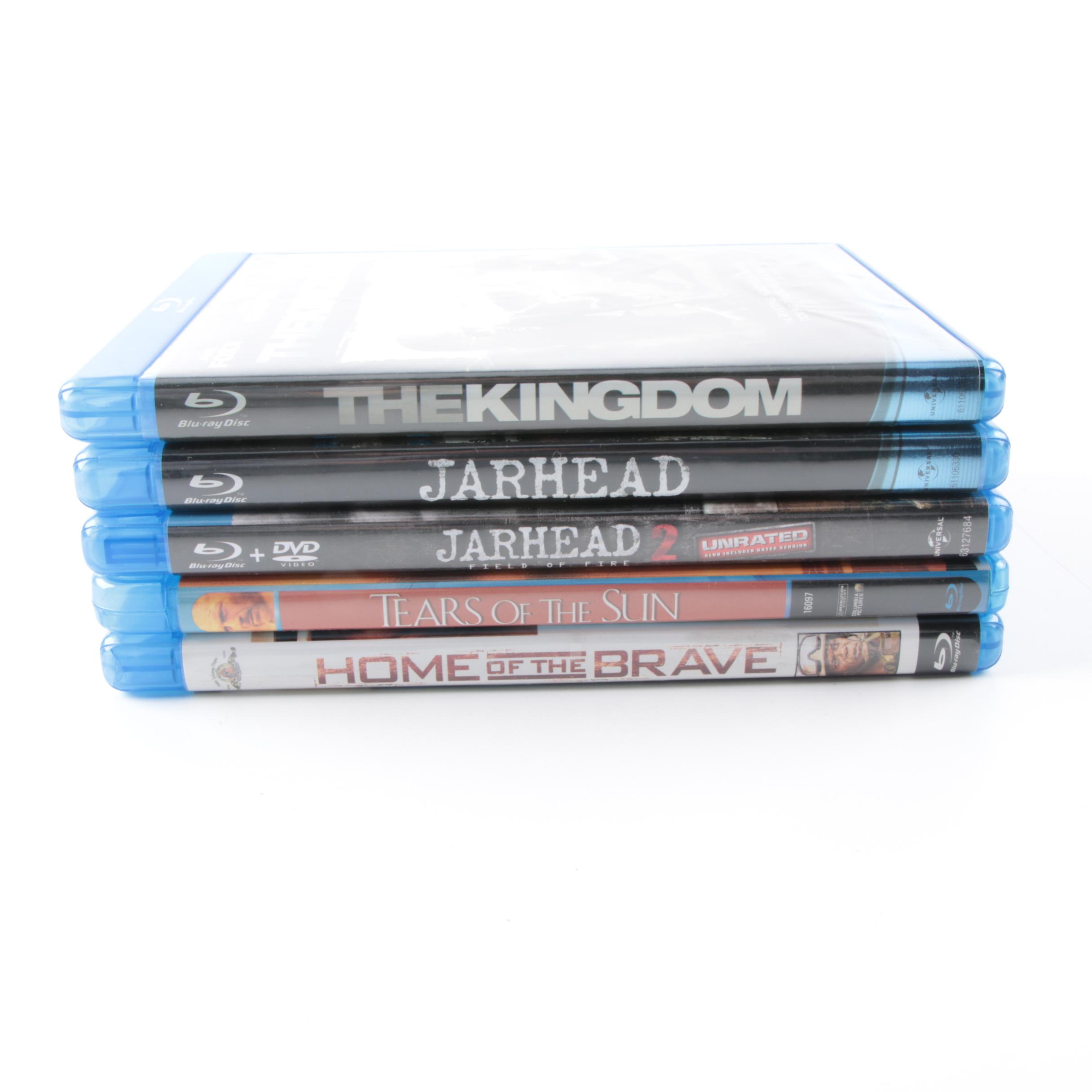 Modern War Films Blu-Ray Collection Including "The Kingdom" and "Jarhead"