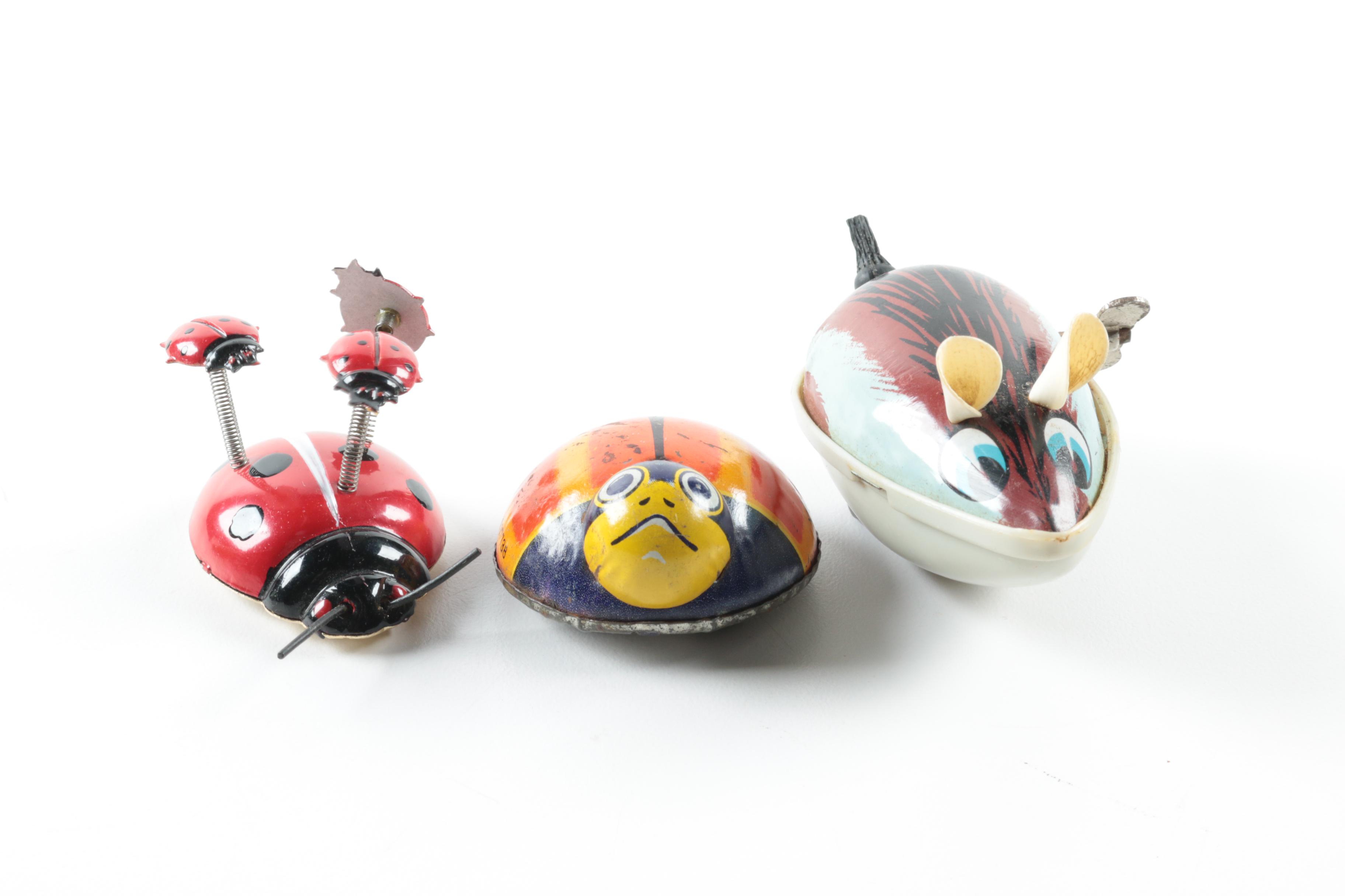 Vintage Tin Litho Toys