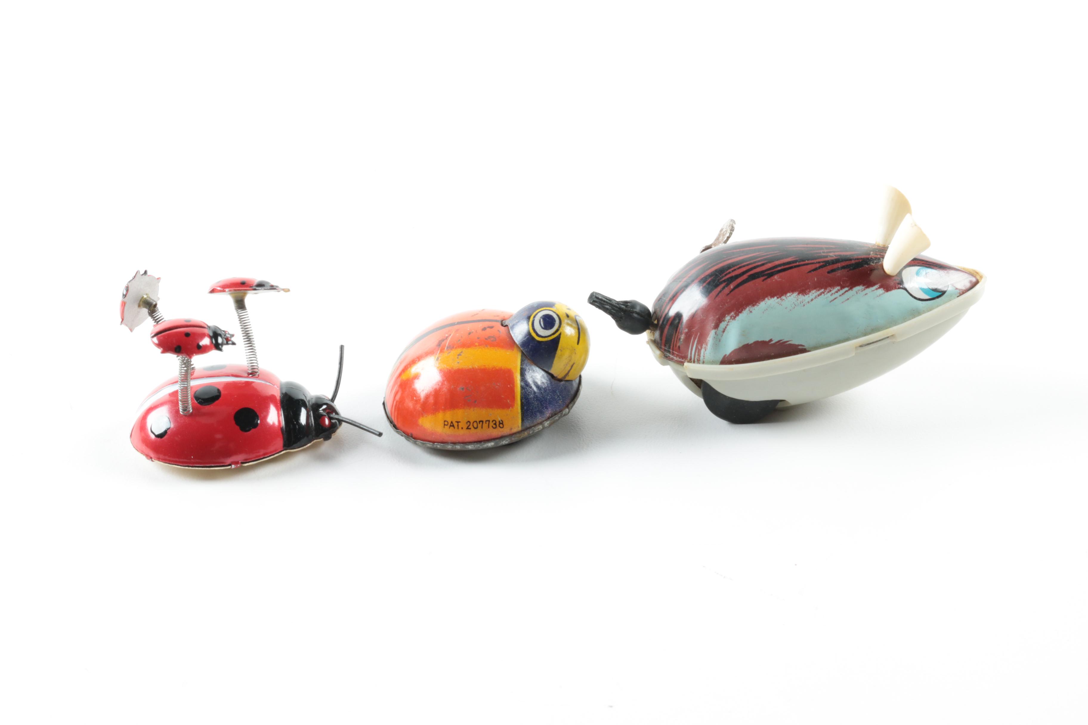 Vintage Tin Litho Toys