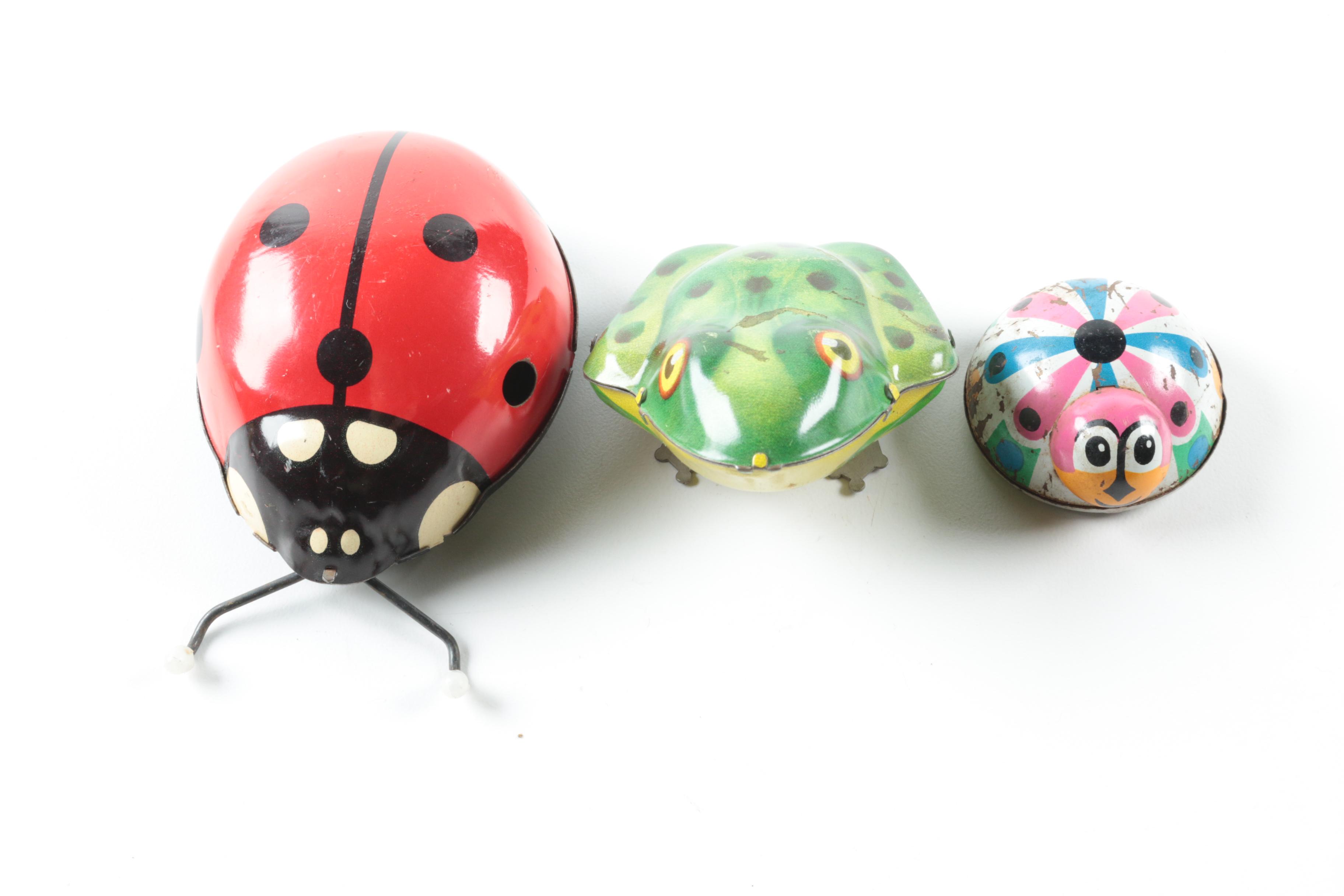 Vintage Tin Litho Toys