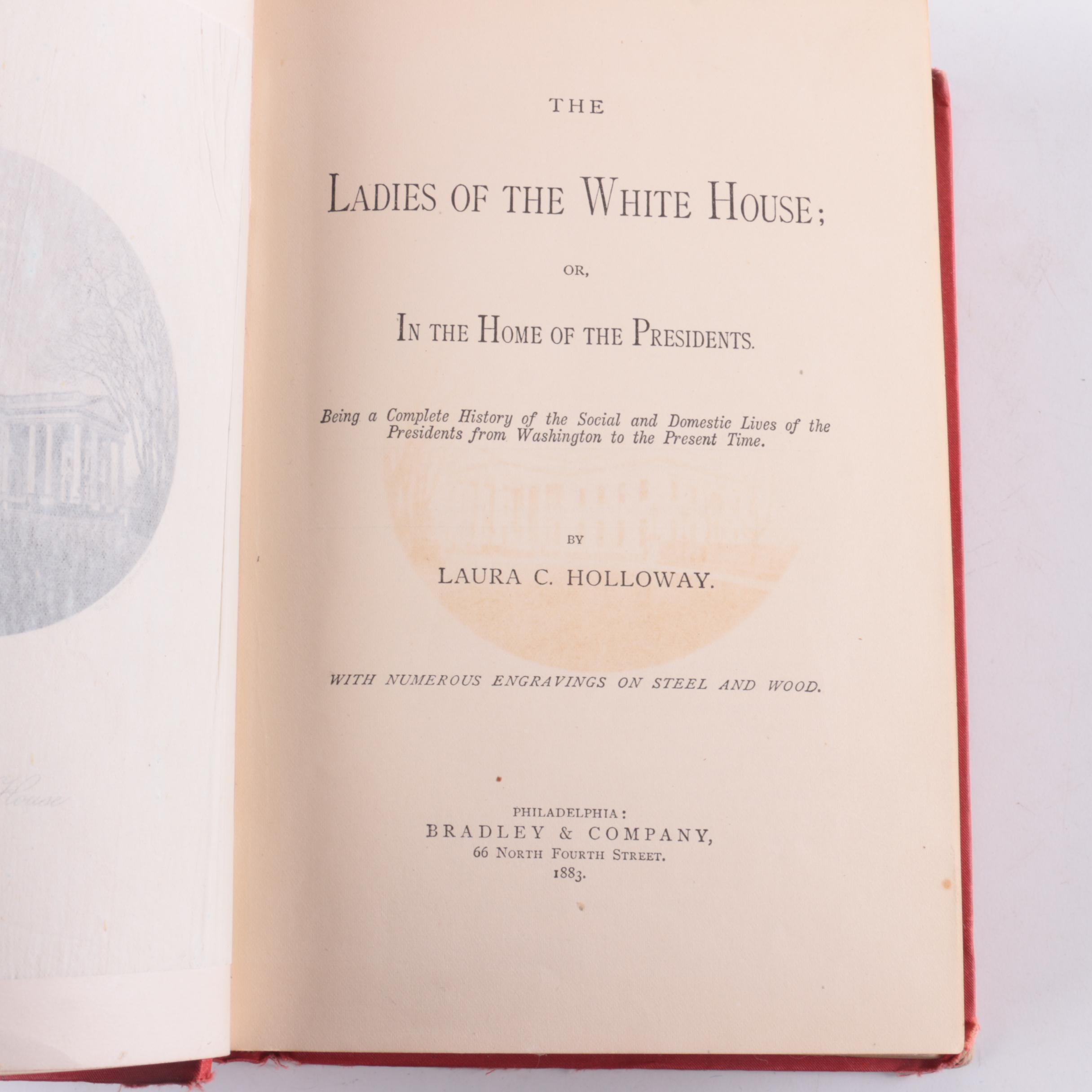 1883 Ladies of the White House with Scamp Magazine and Collectible Plates