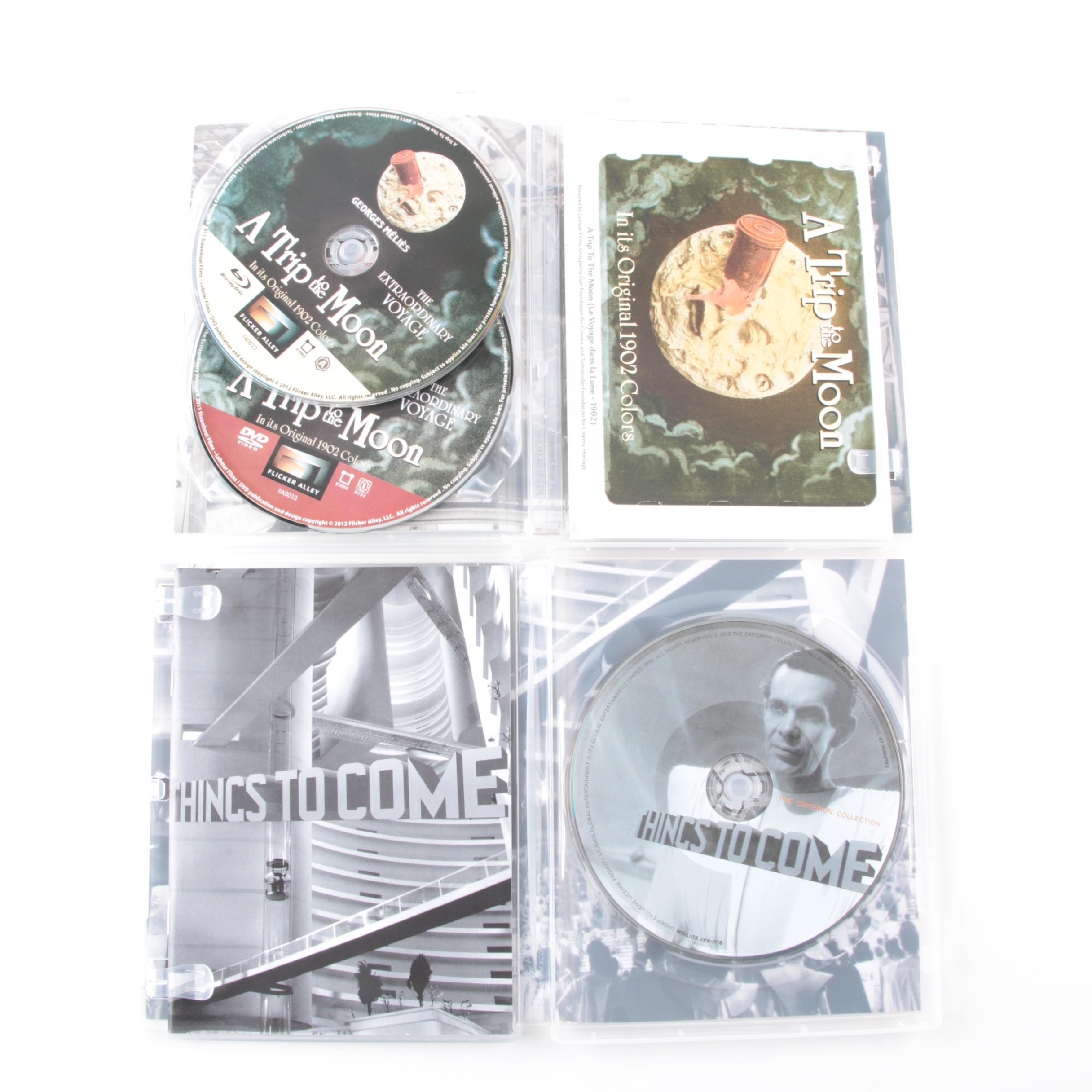 "Metropolis," "A Trip to the Moon," and Other Classic Film Blu-Rays and DVDs