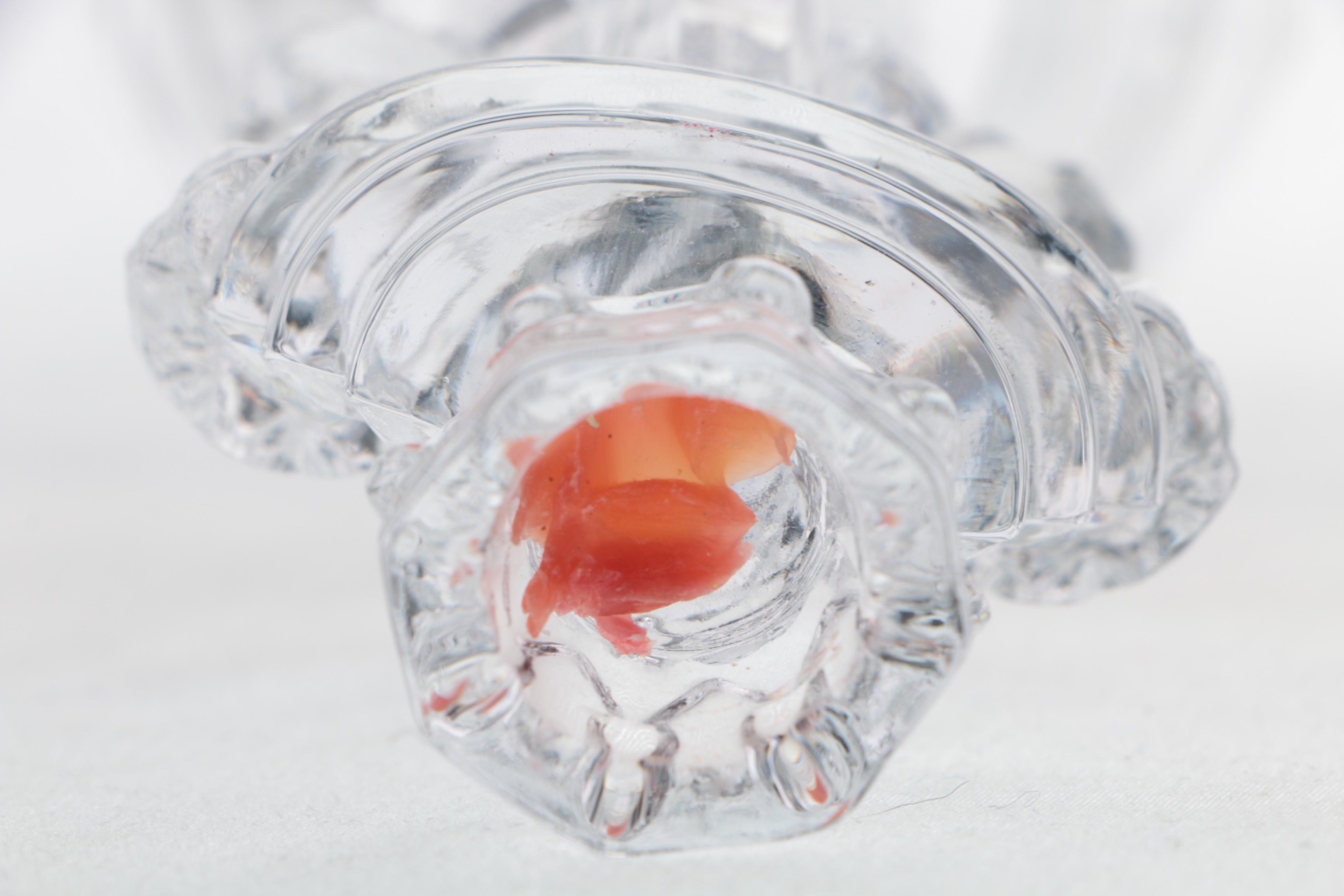 Crystal Nutcracker Candlesticks