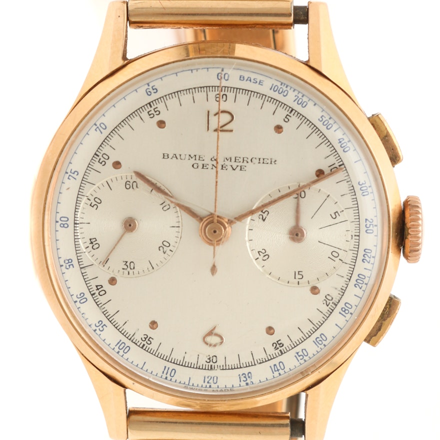 Baume & Mercier 18K Yellow Gold Wristwatch
