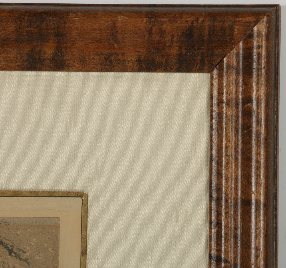 Hand-Colored Lithograph Prints on Paper After Currier & Ives "The Snow Storm"