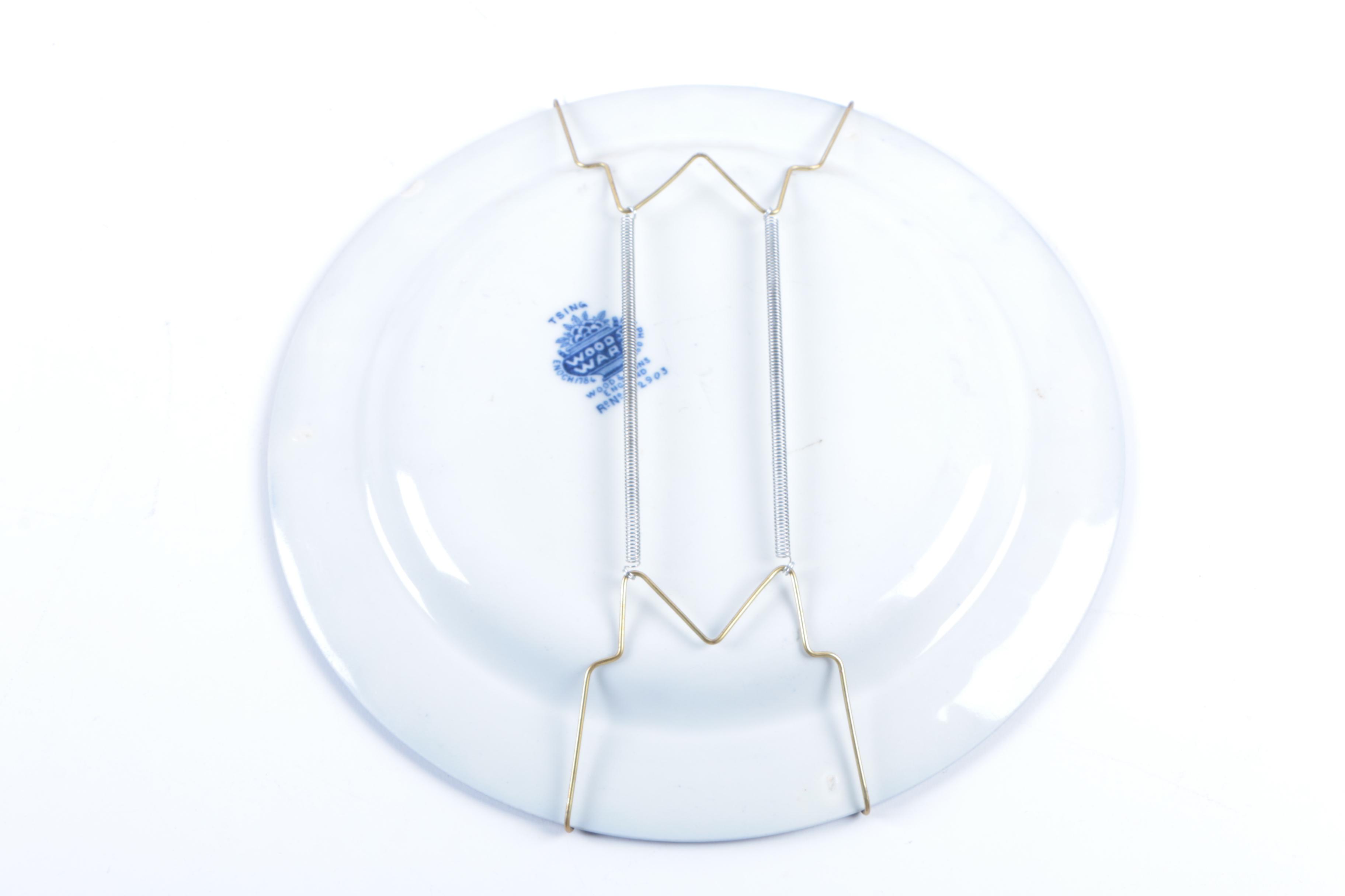 Vintage Wood & Sons "Tsing Blue" Plates