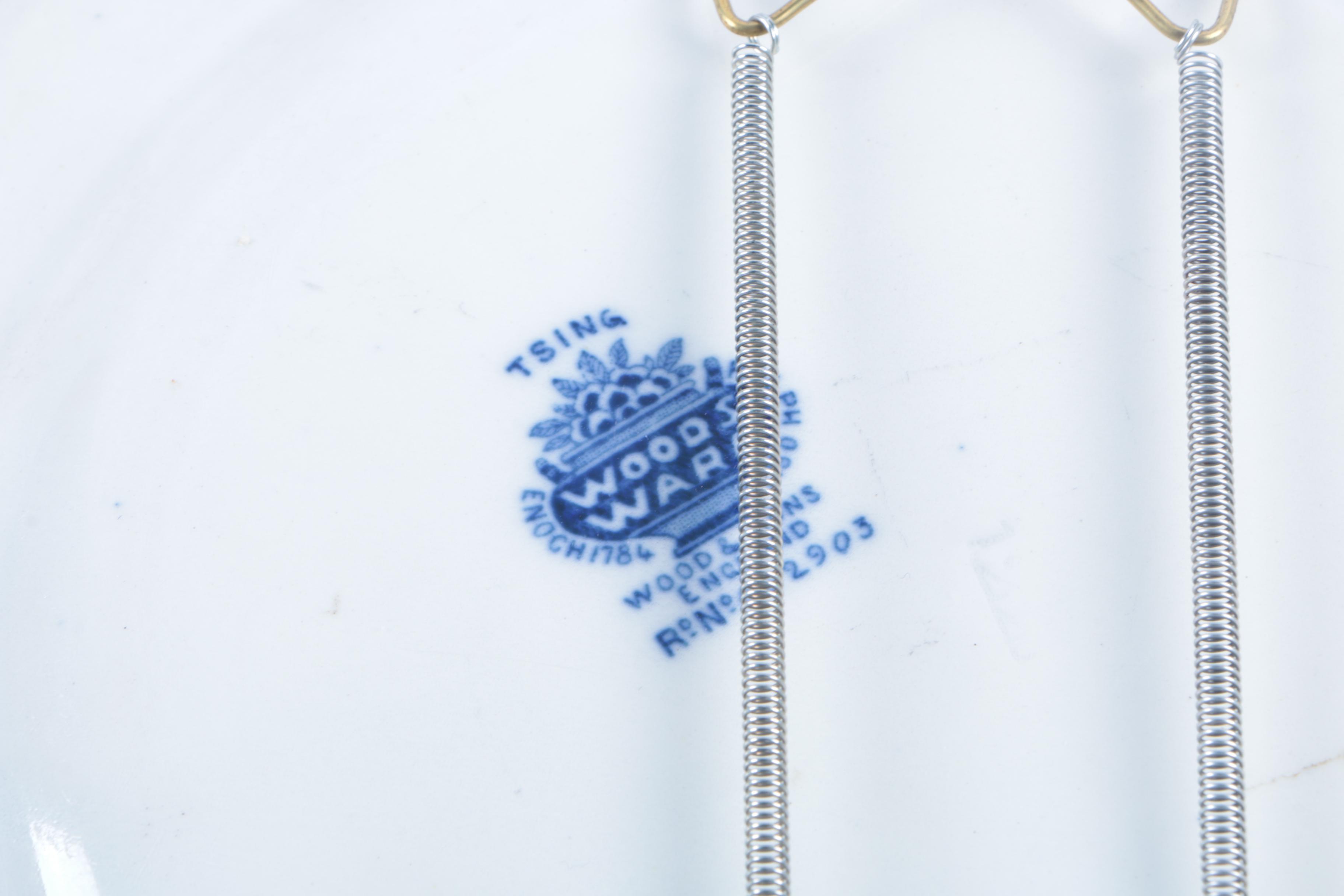 Vintage Wood & Sons "Tsing Blue" Plates