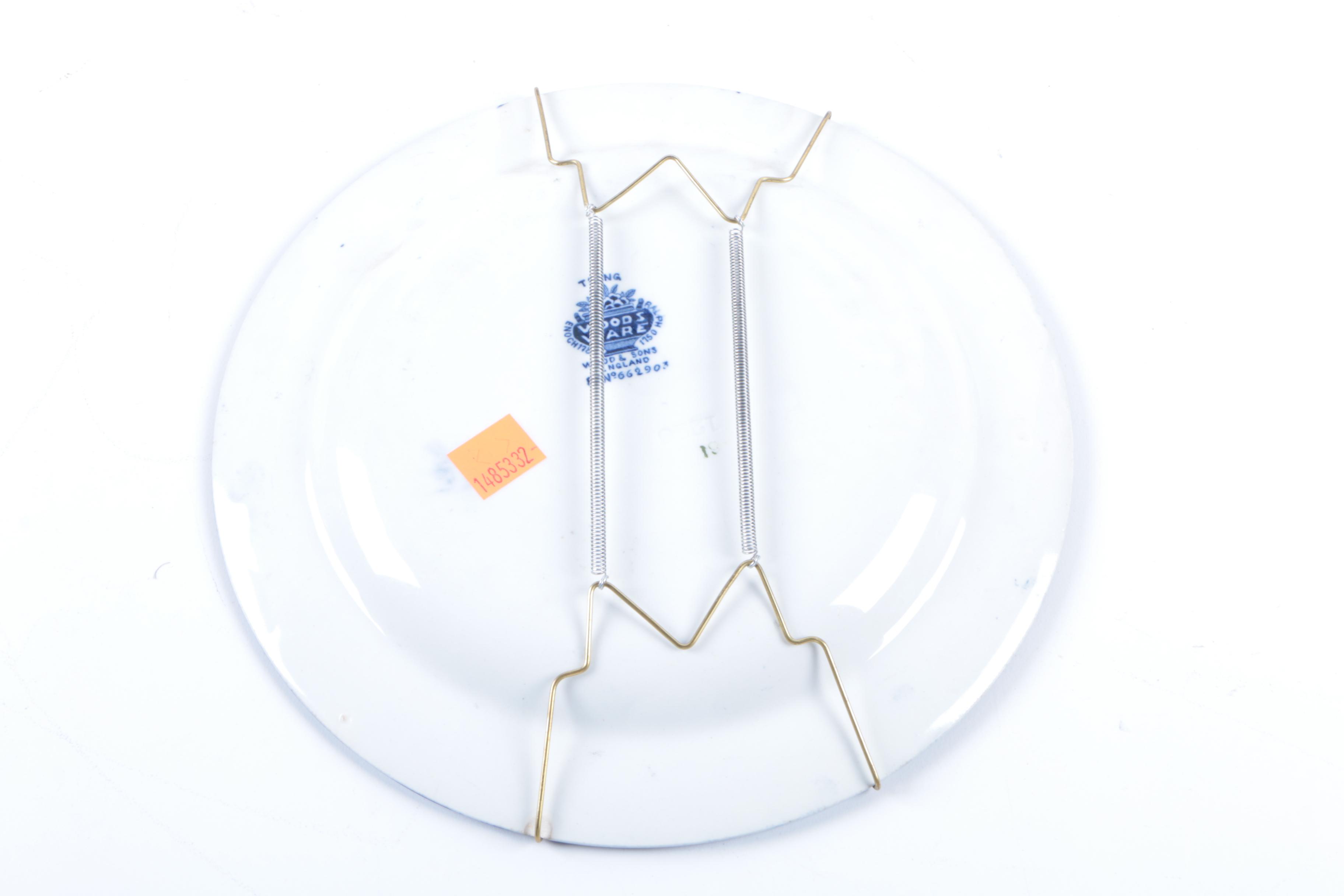 Vintage Wood & Sons "Tsing Blue" Plates