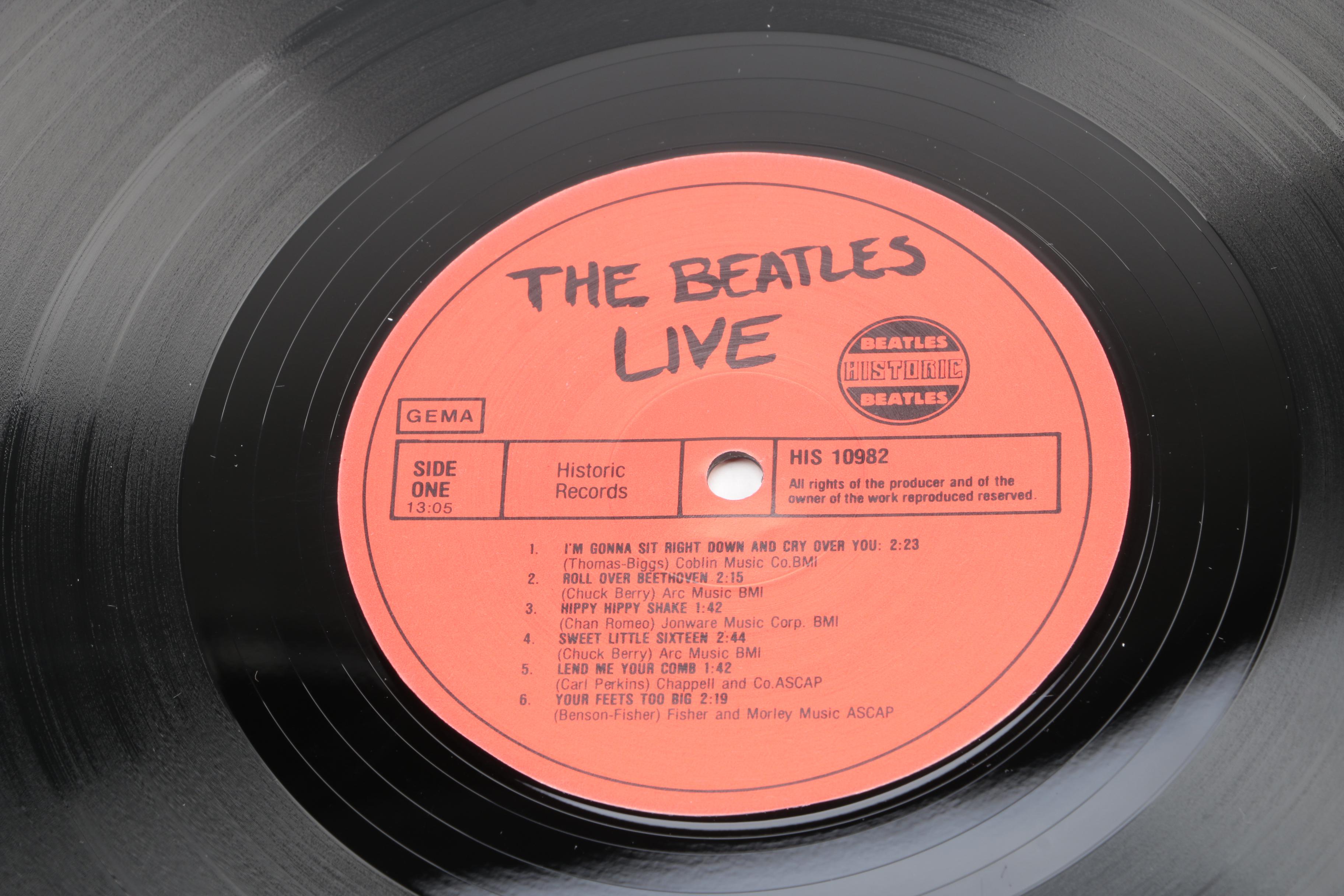 The Beatles "Three-Record Set" Dutch LP Box Set Including "The Silver Beatles"