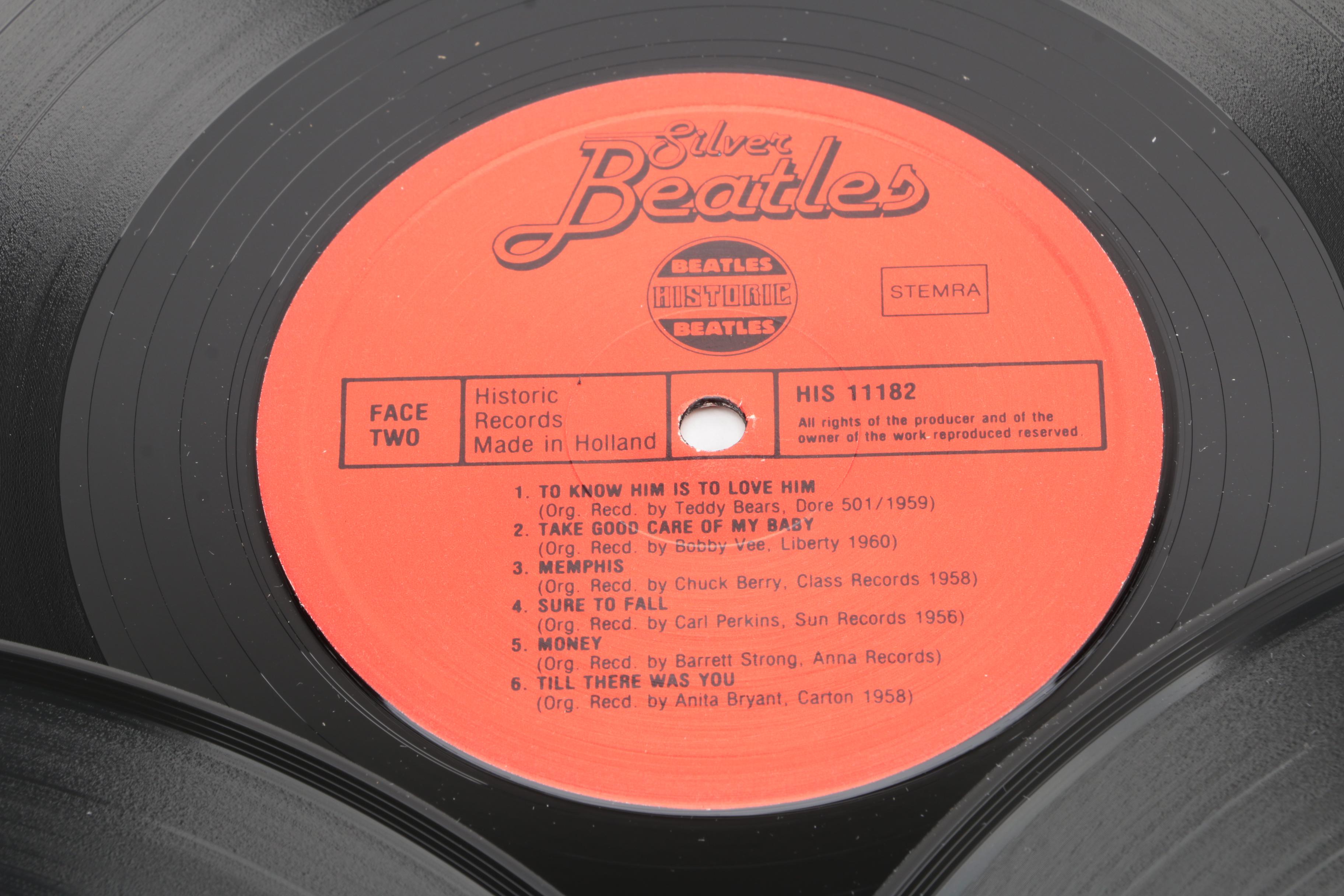 The Beatles "Three-Record Set" Dutch LP Box Set Including "The Silver Beatles"