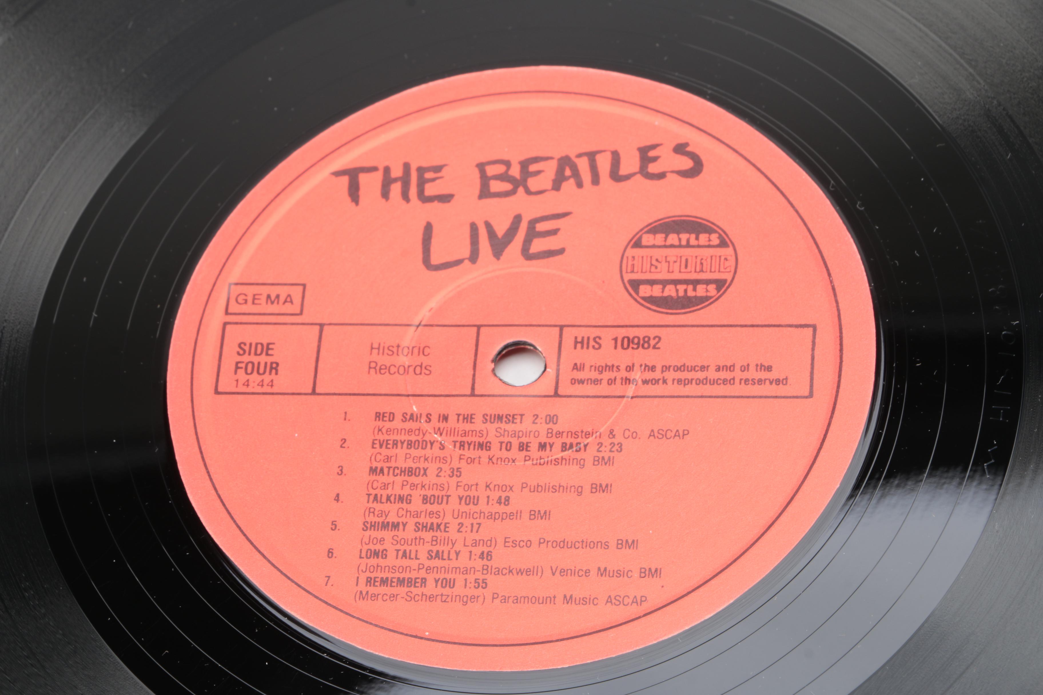 The Beatles "Three-Record Set" Dutch LP Box Set Including "The Silver Beatles"