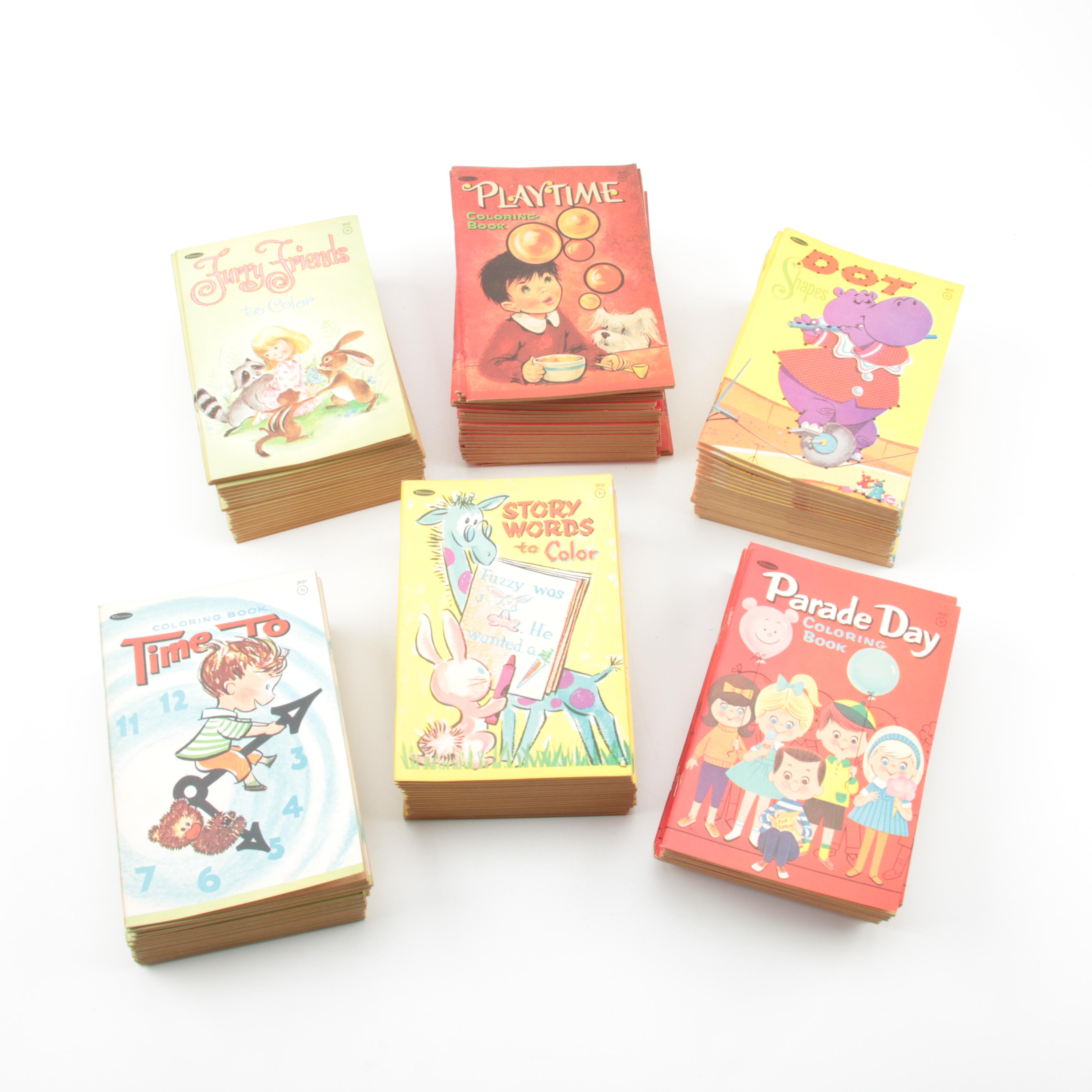 Vintage Western/Whitman Publishing Company Coloring Books