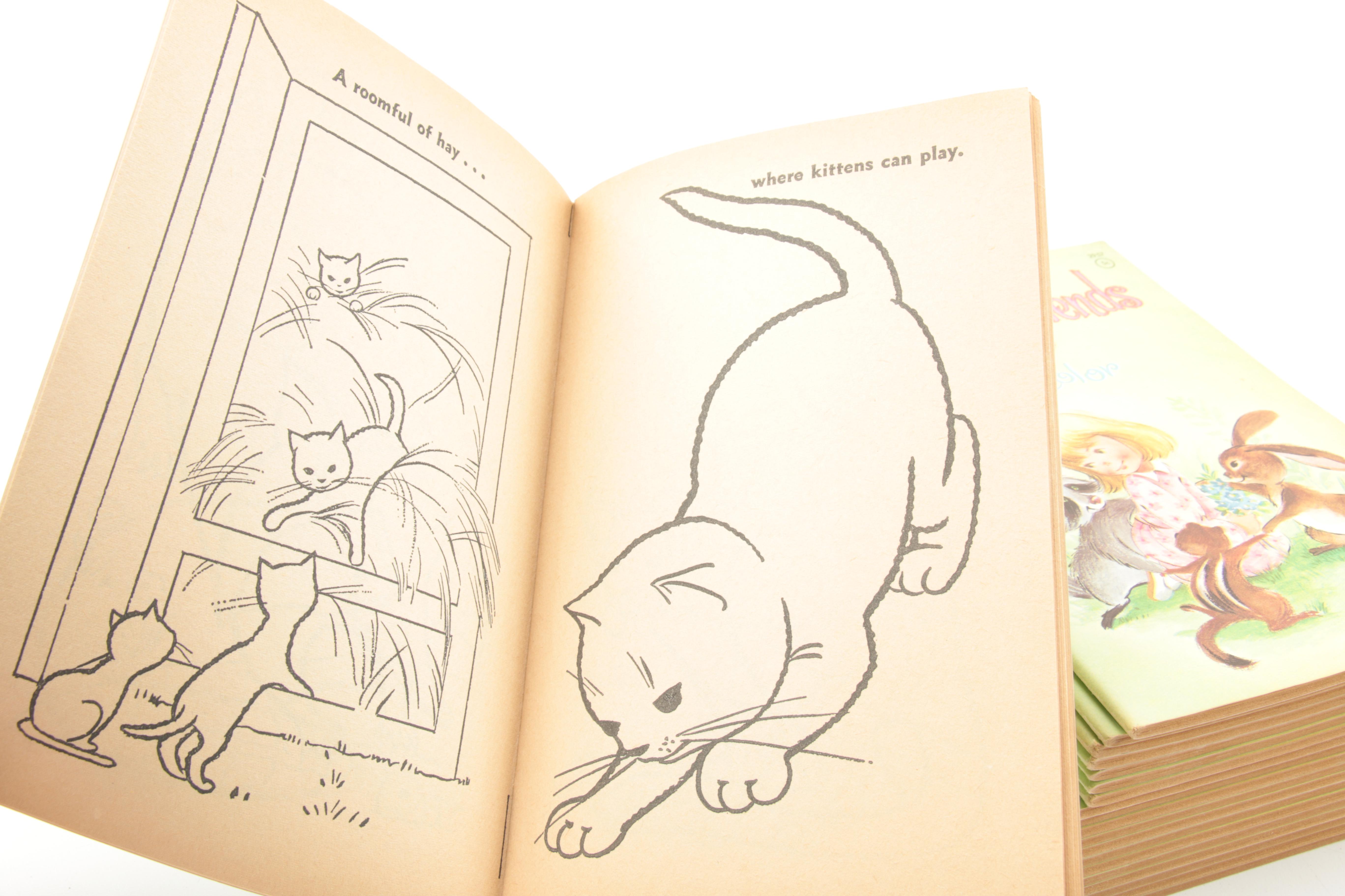 Vintage Western/Whitman Publishing Company Coloring Books