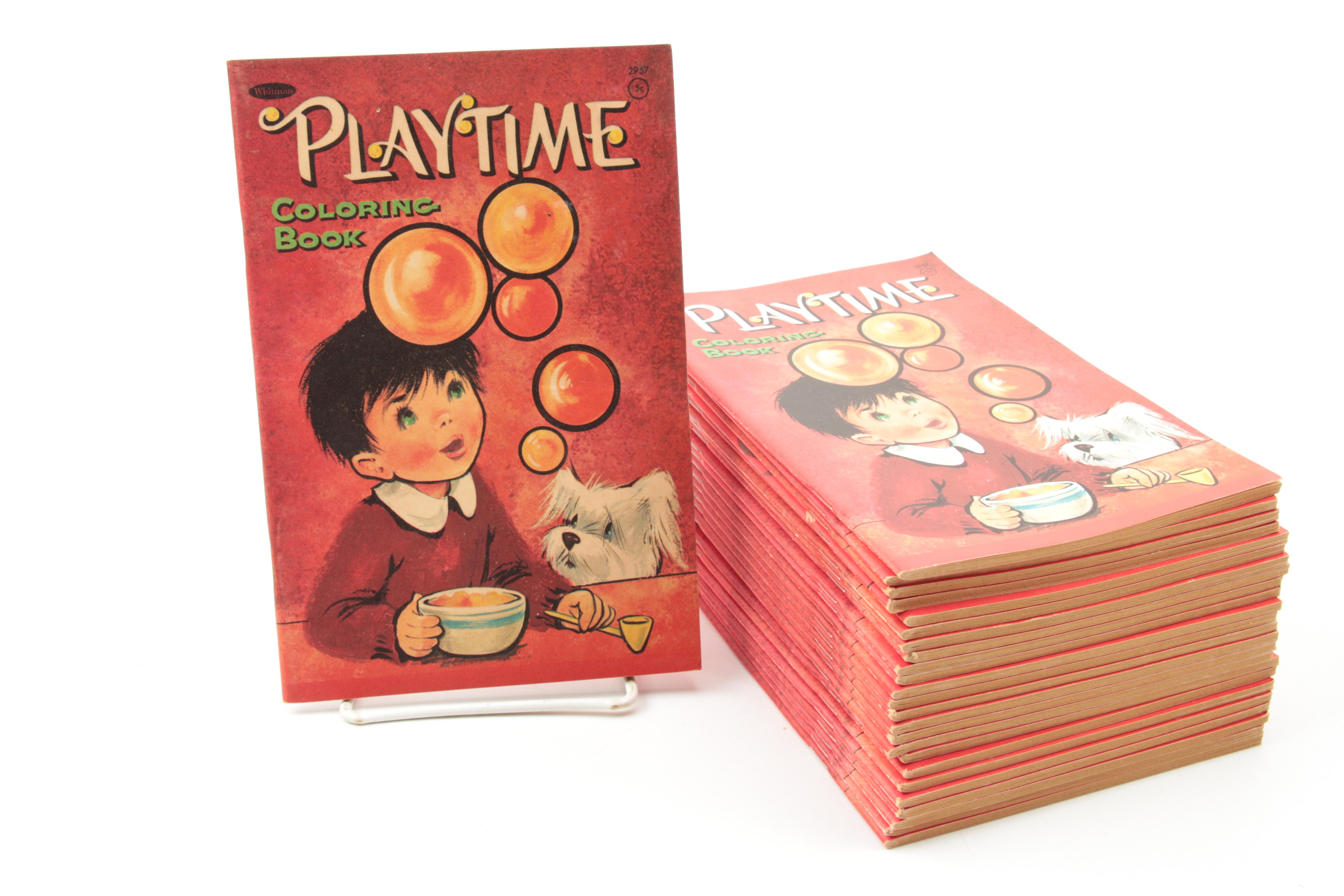 Vintage Western/Whitman Publishing Company Coloring Books