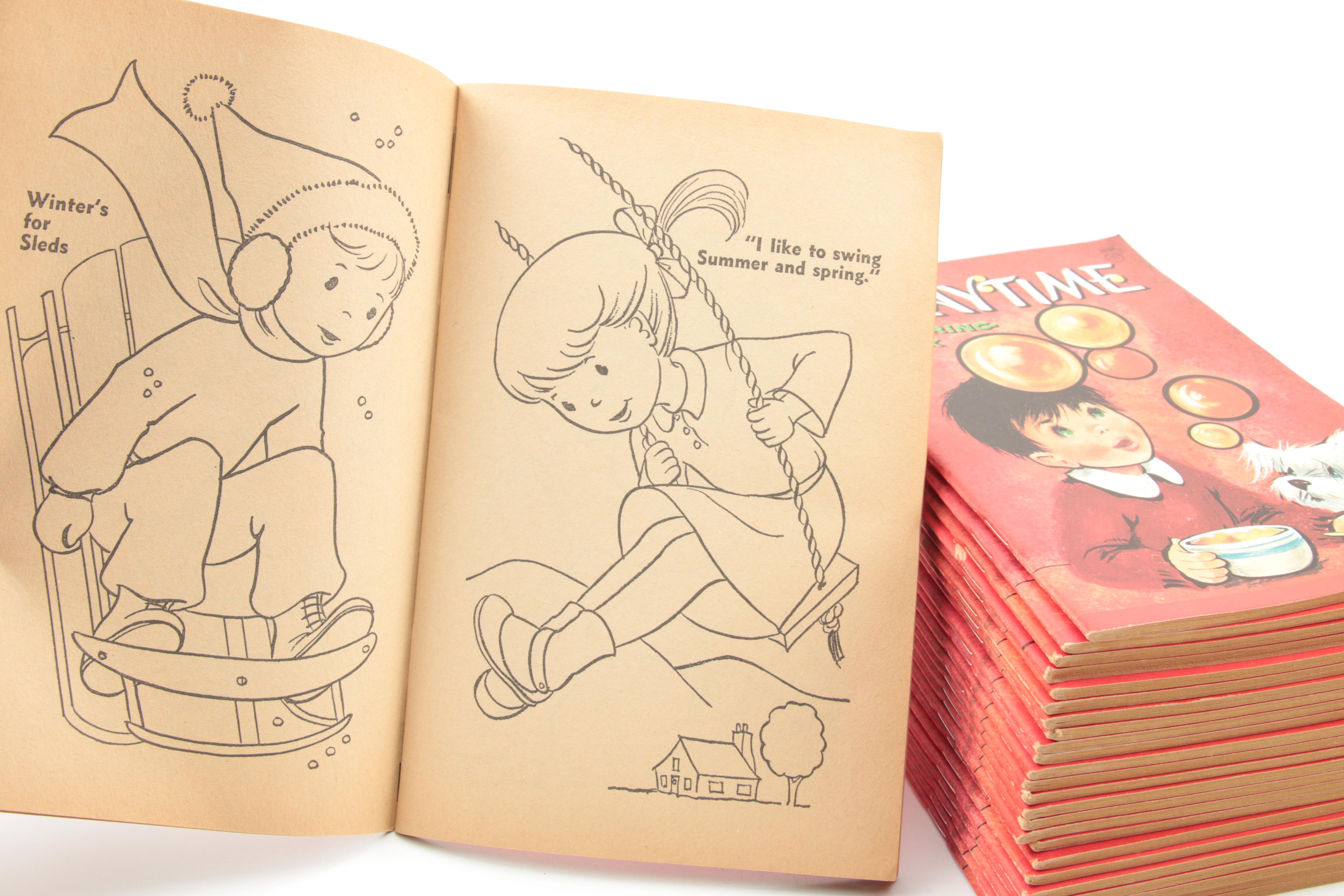 Vintage Western/Whitman Publishing Company Coloring Books