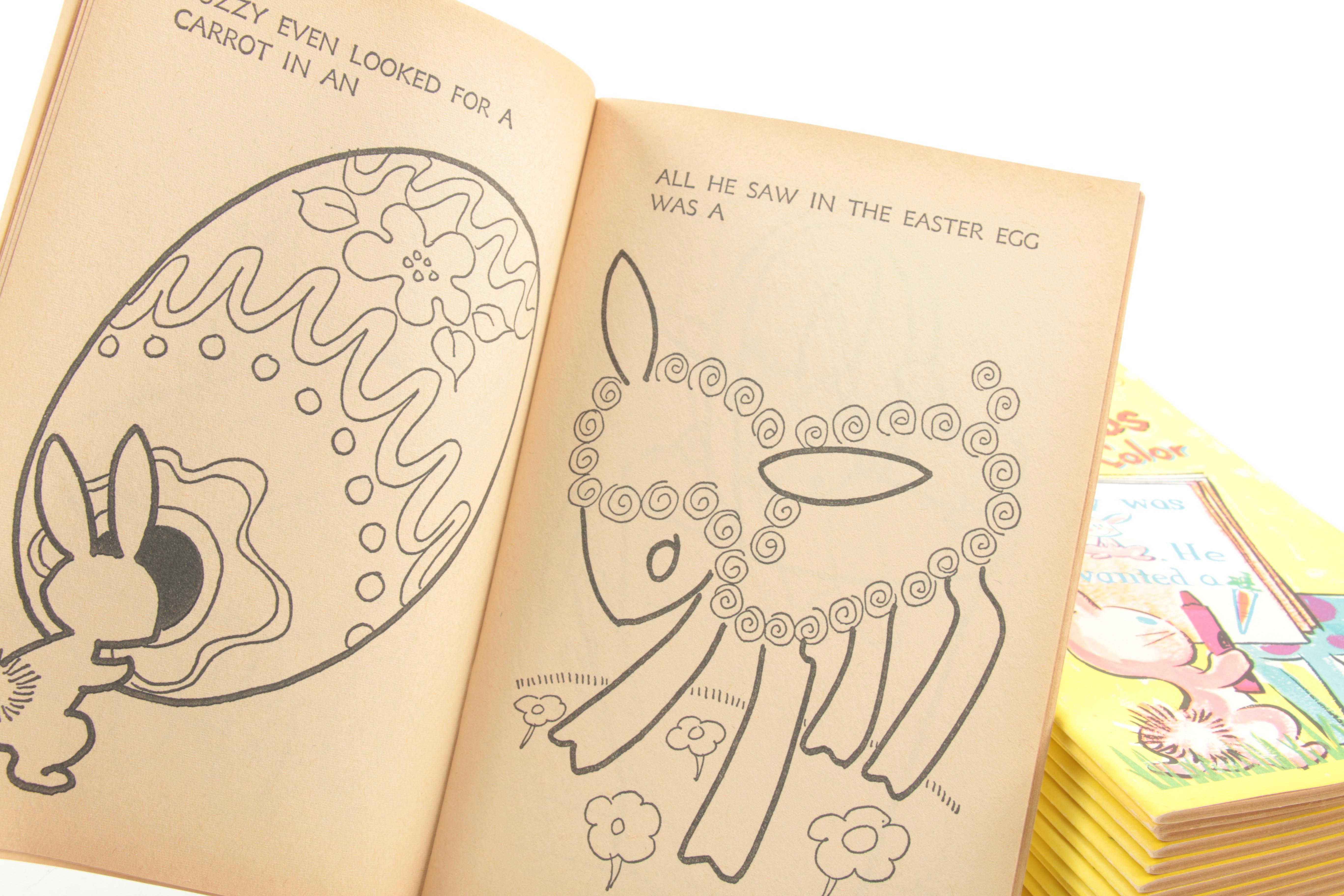 Vintage Western/Whitman Publishing Company Coloring Books