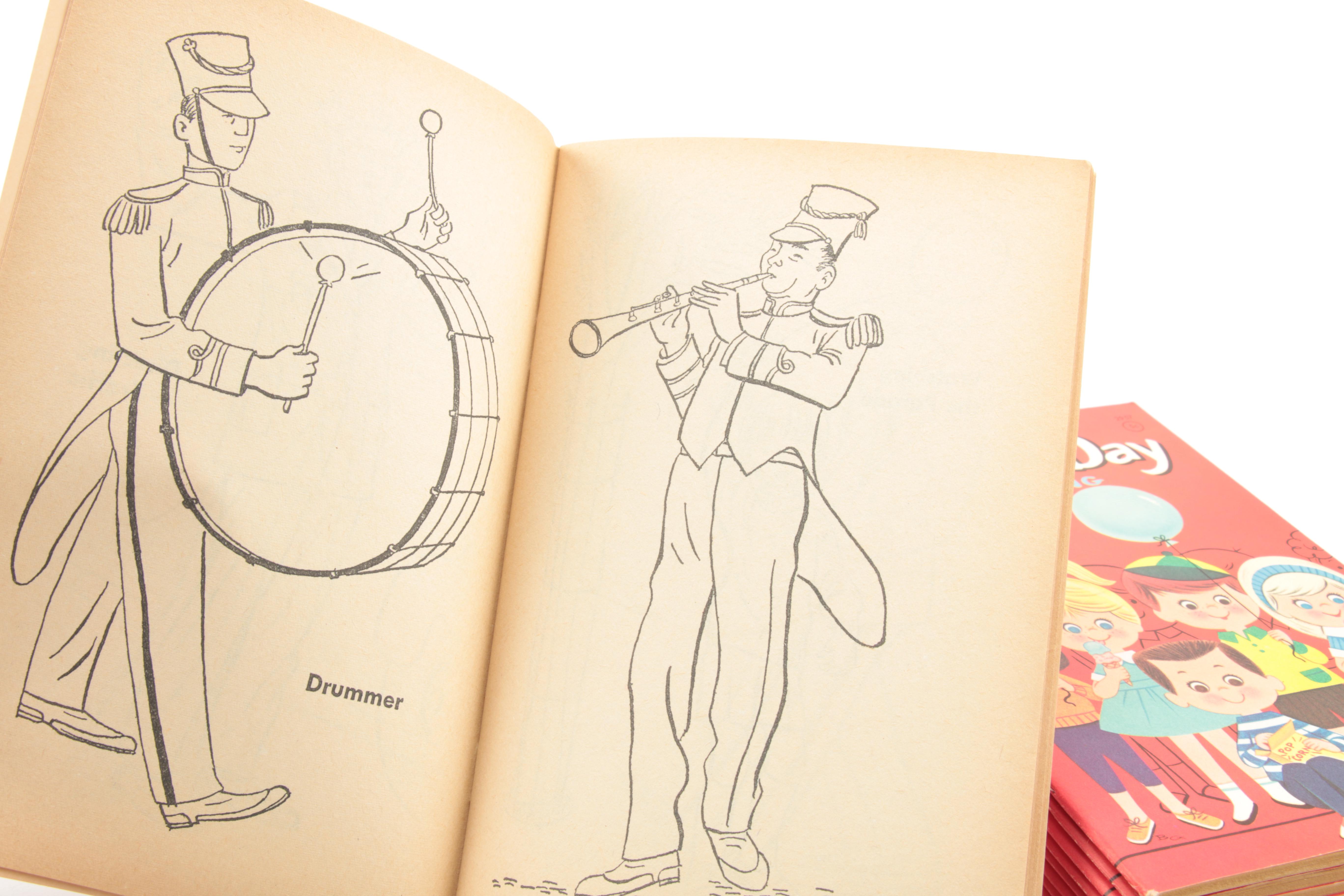 Vintage Western/Whitman Publishing Company Coloring Books