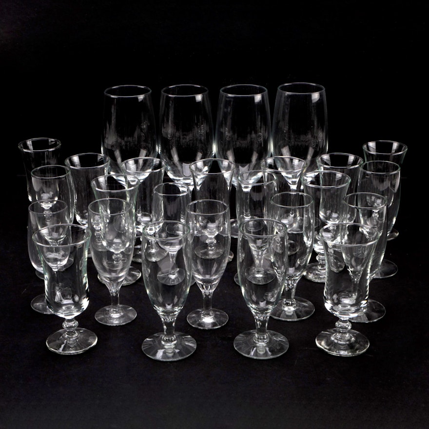 Collection of Barware Glasses