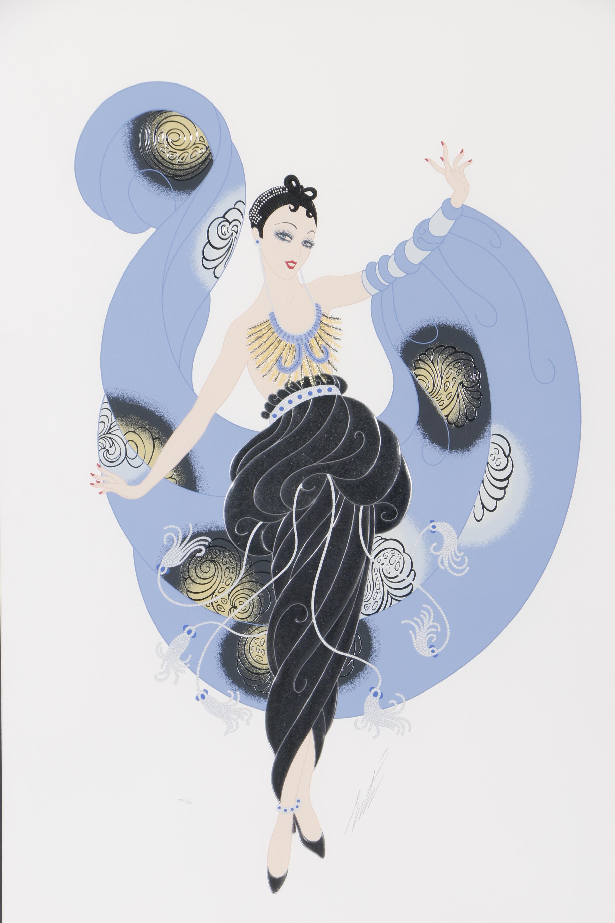 Erte Serigraph Print "A Dream"