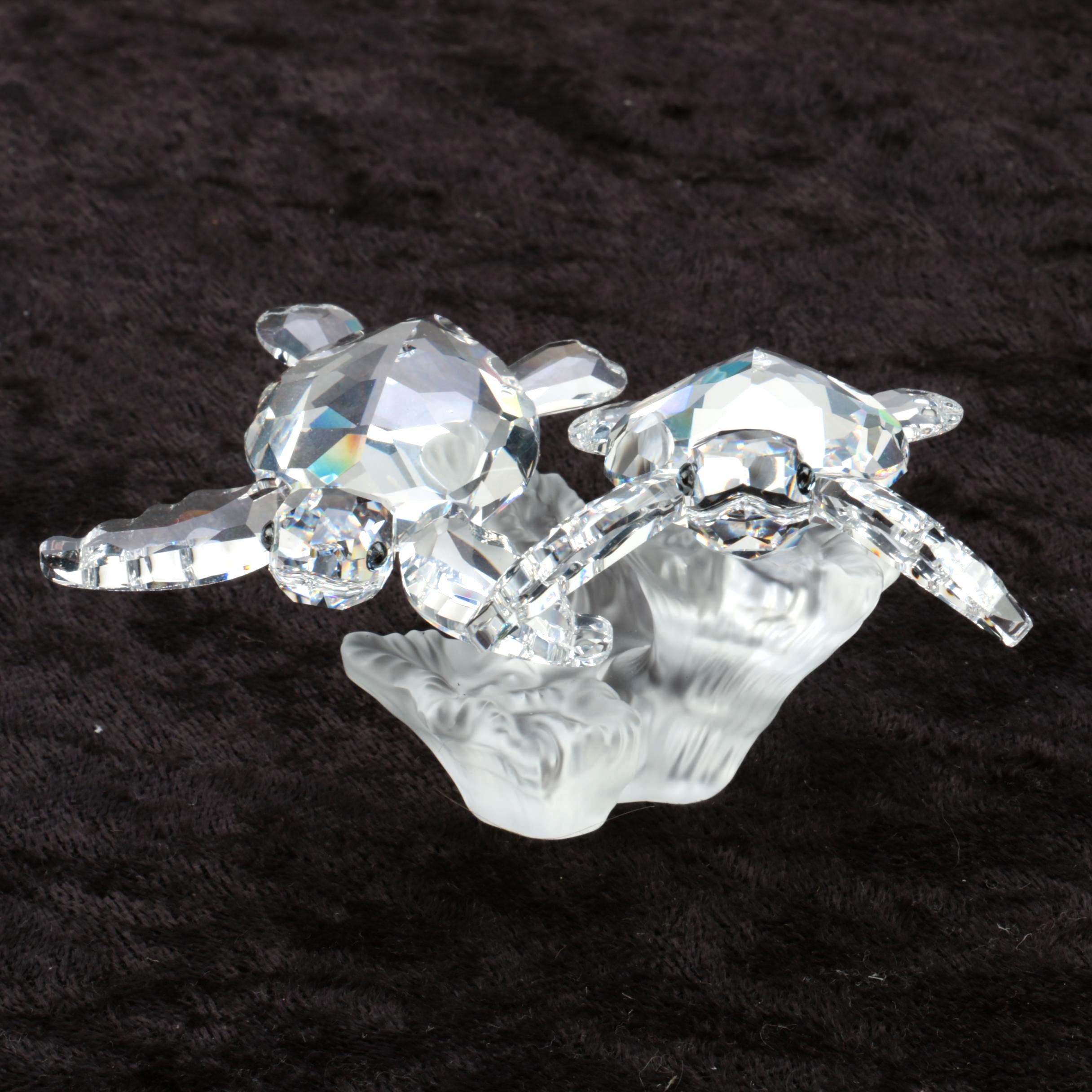 Swarovski Crystal Turtle Figurine