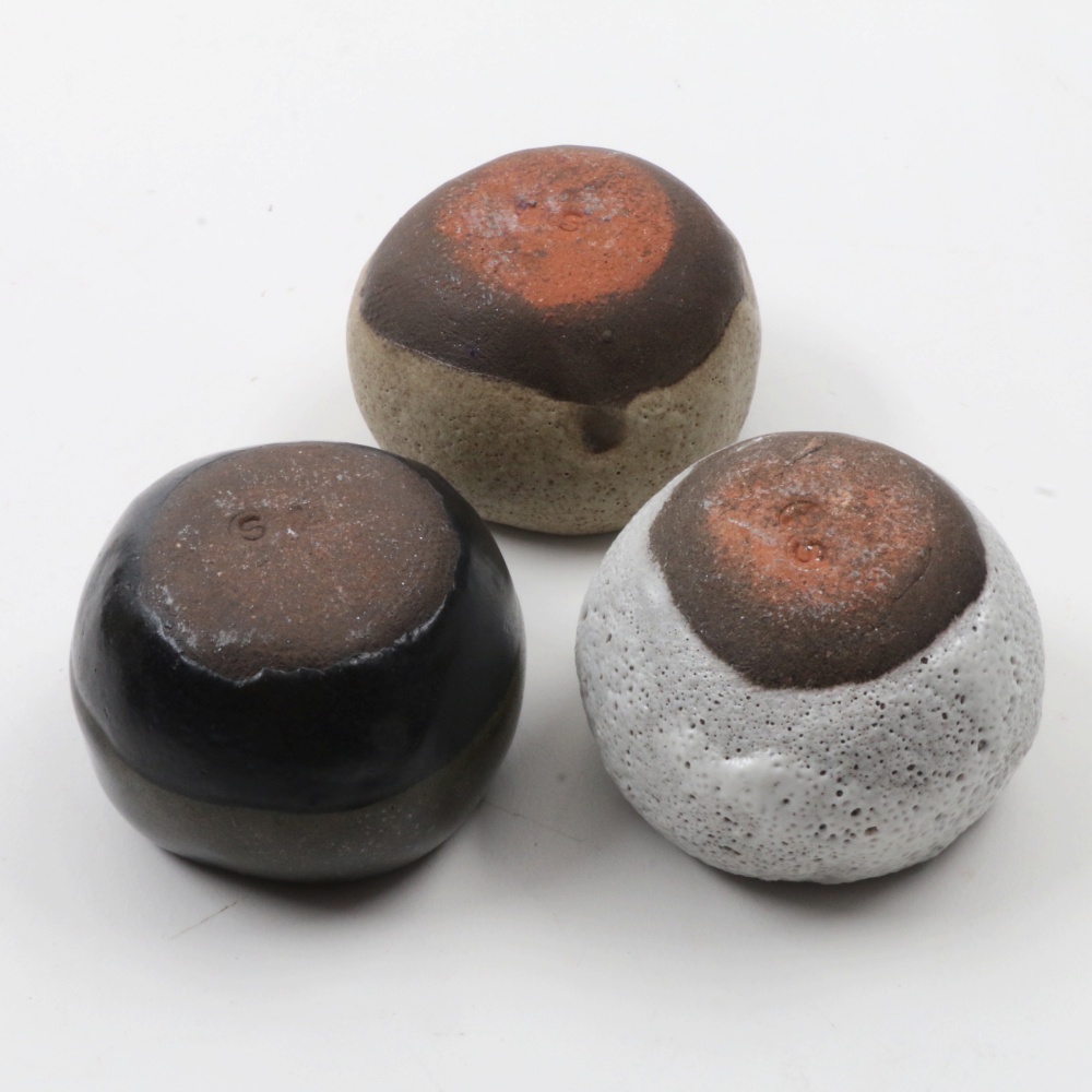 Hand Thrown Stoneware Vessels and Slate Tray