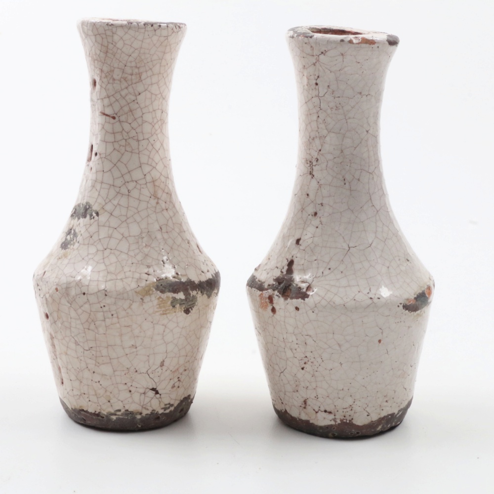 Hand Thrown Stoneware Vessels and Slate Tray