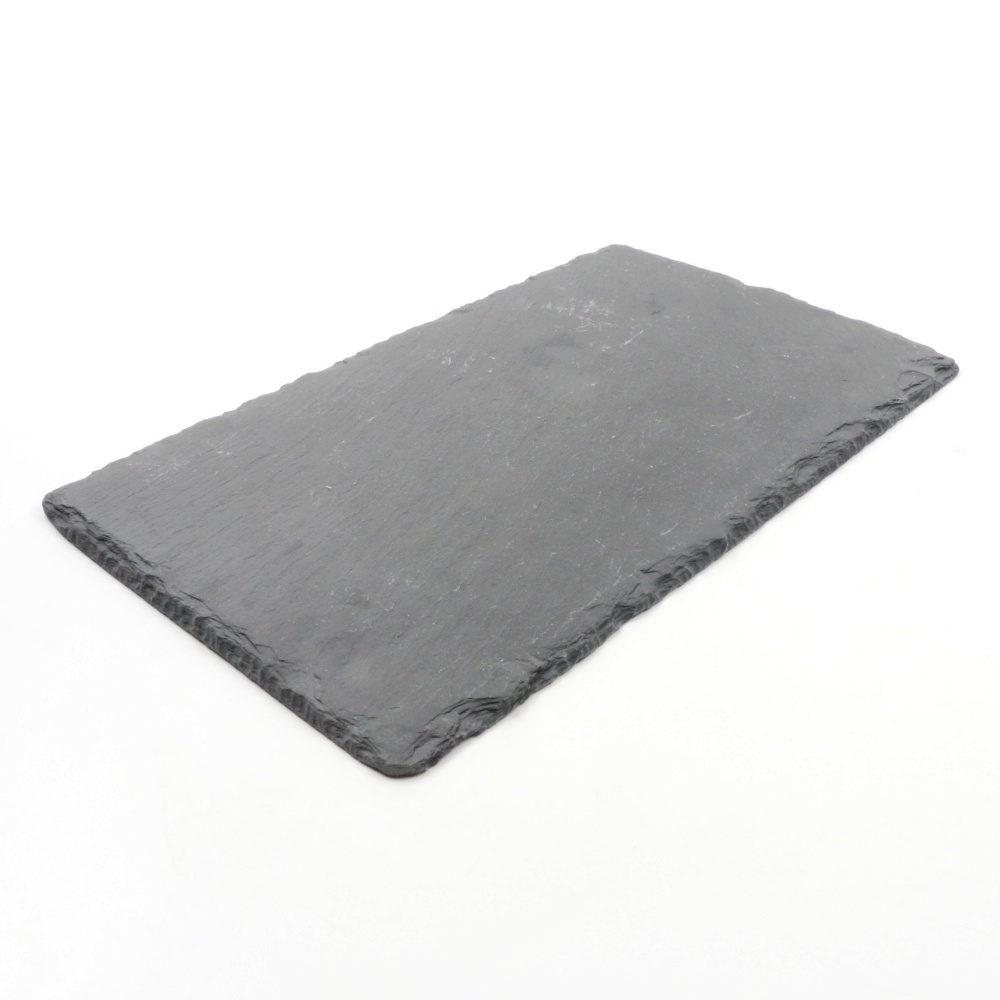 Hand Thrown Stoneware Vessels and Slate Tray