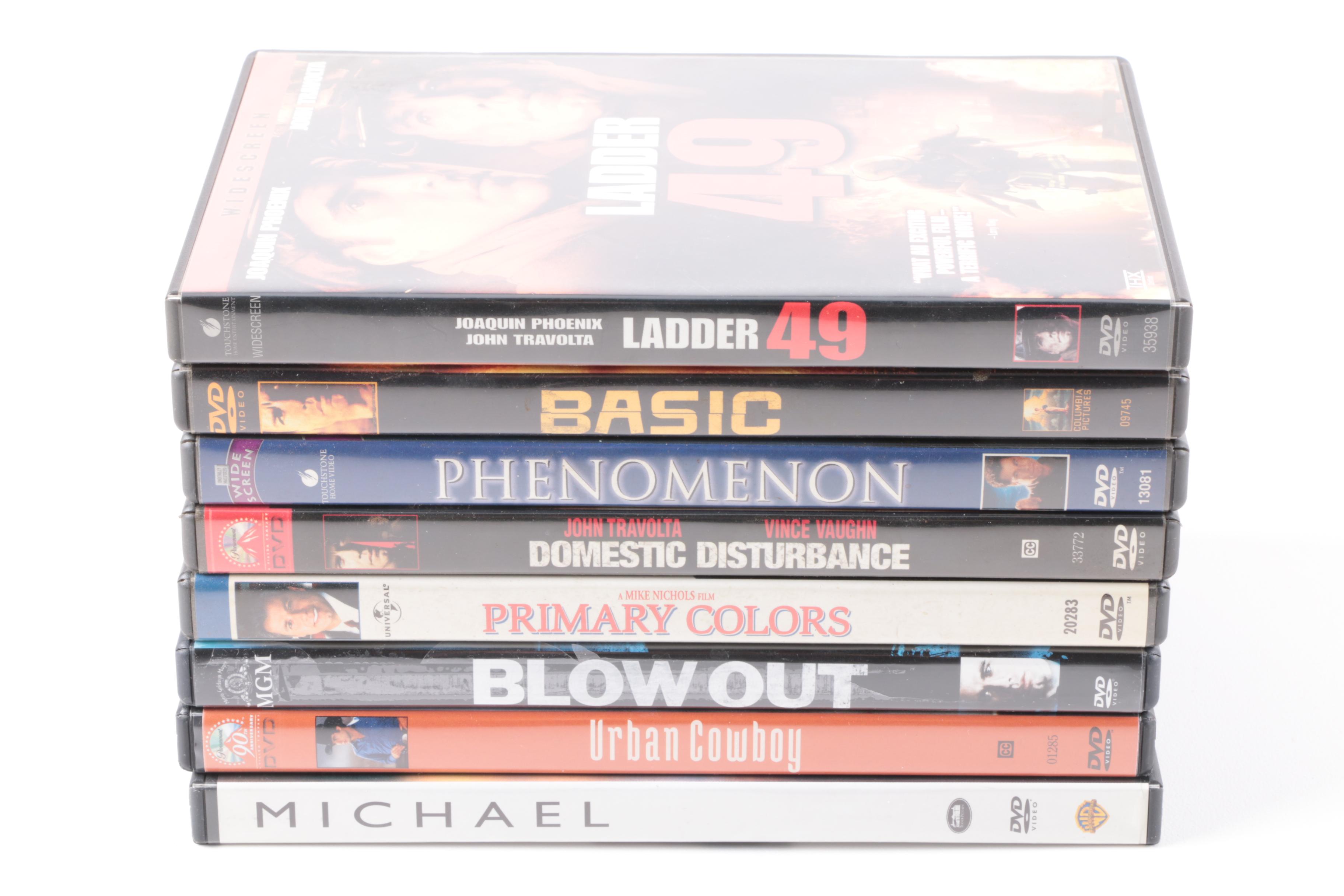 John Travolta DVD Collection Including "Primary Colors" and "Urban Cowboy"