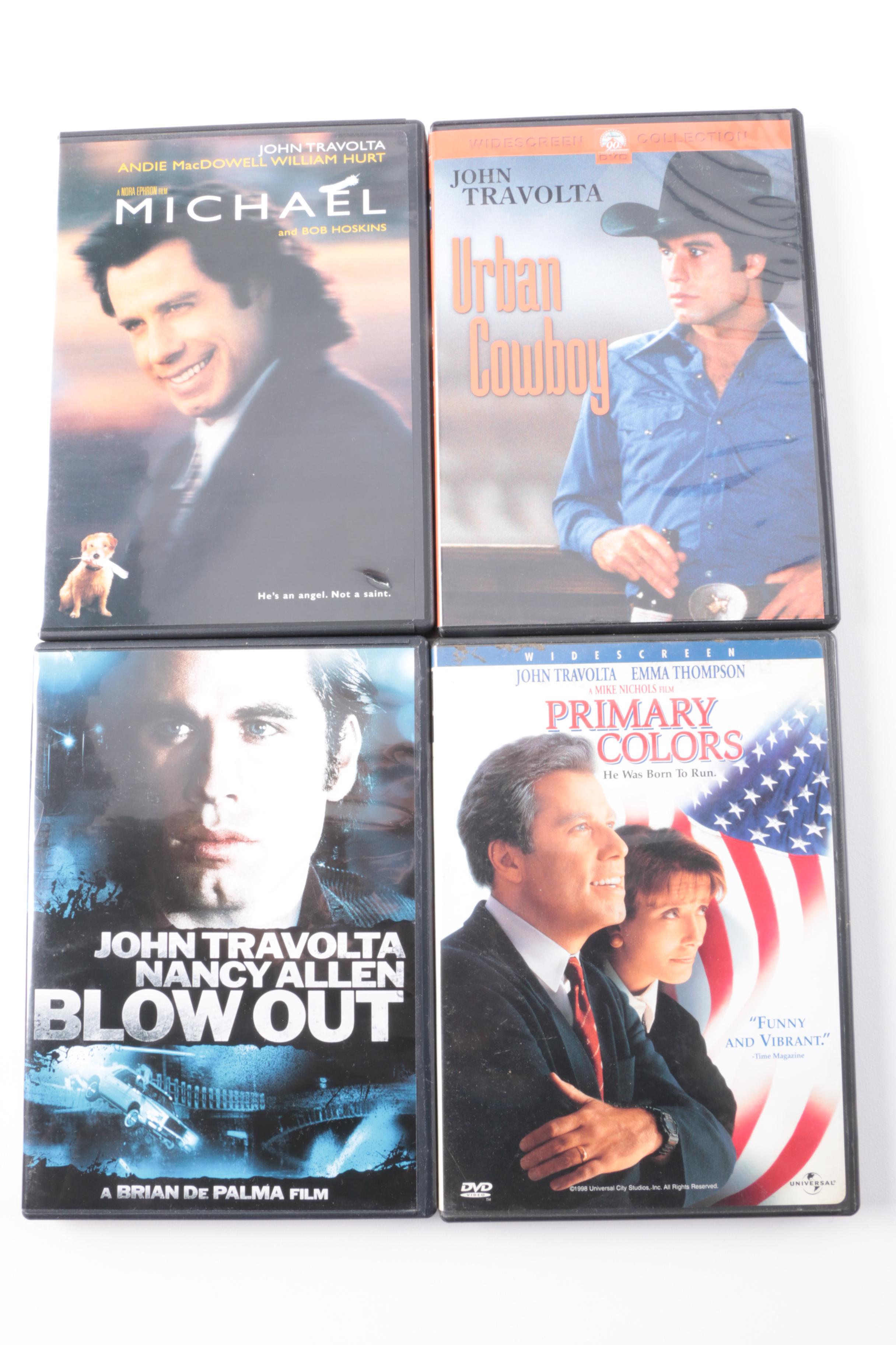 John Travolta DVD Collection Including "Primary Colors" and "Urban Cowboy"