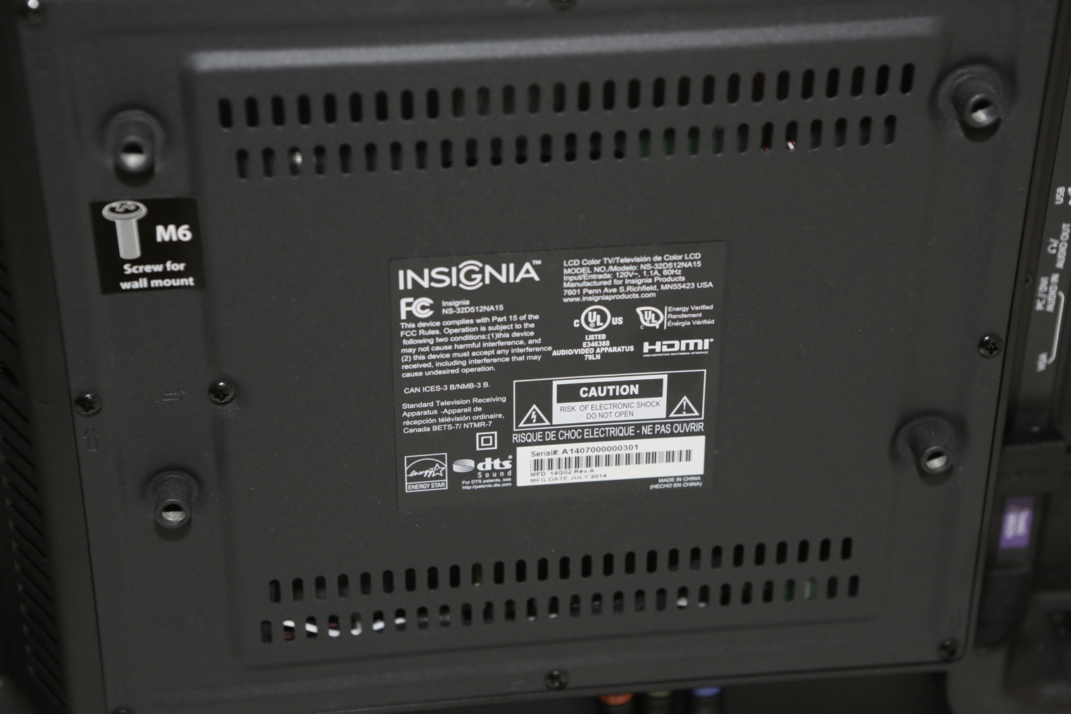 Insignia 32" Television