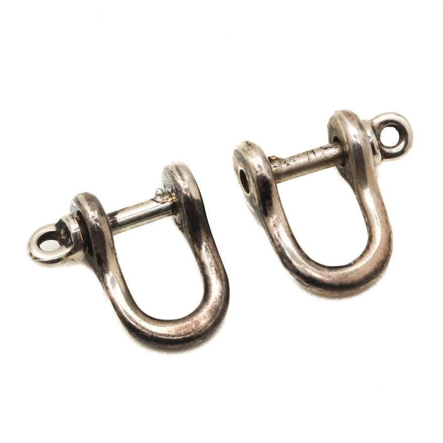 Ole Lynggaard Sterling Silver Shackle Cufflinks