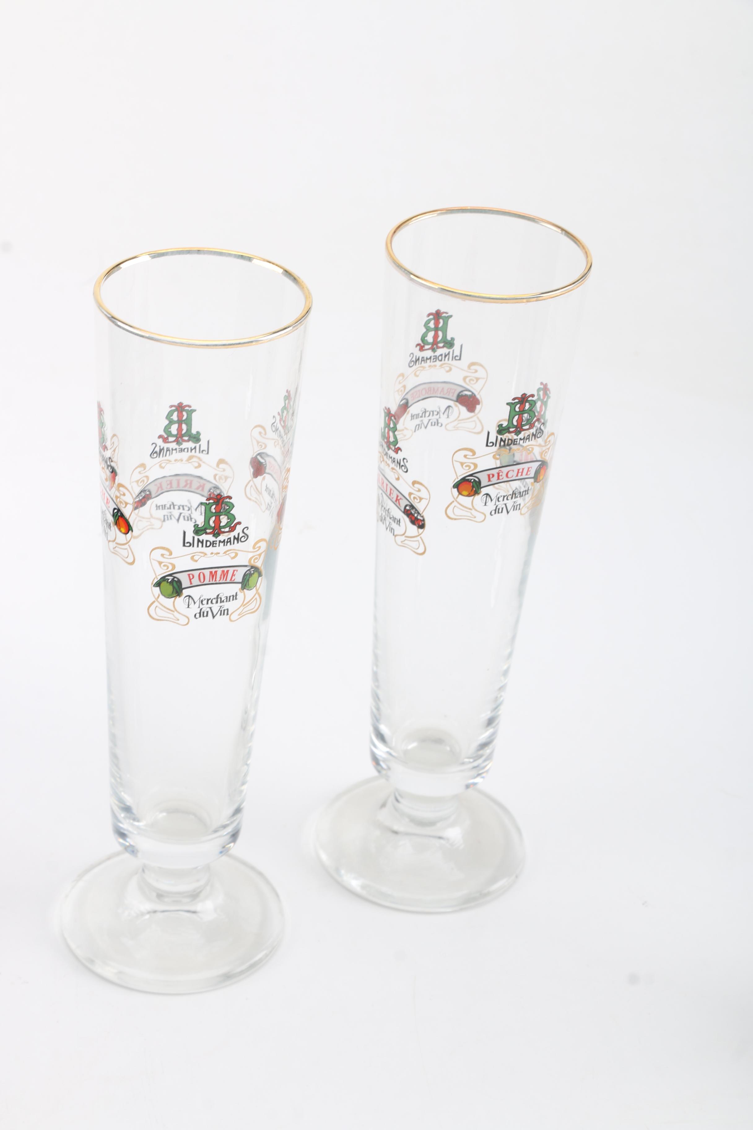 Guinness Advertised Pilsner Glasses and Tall Beer Glasses