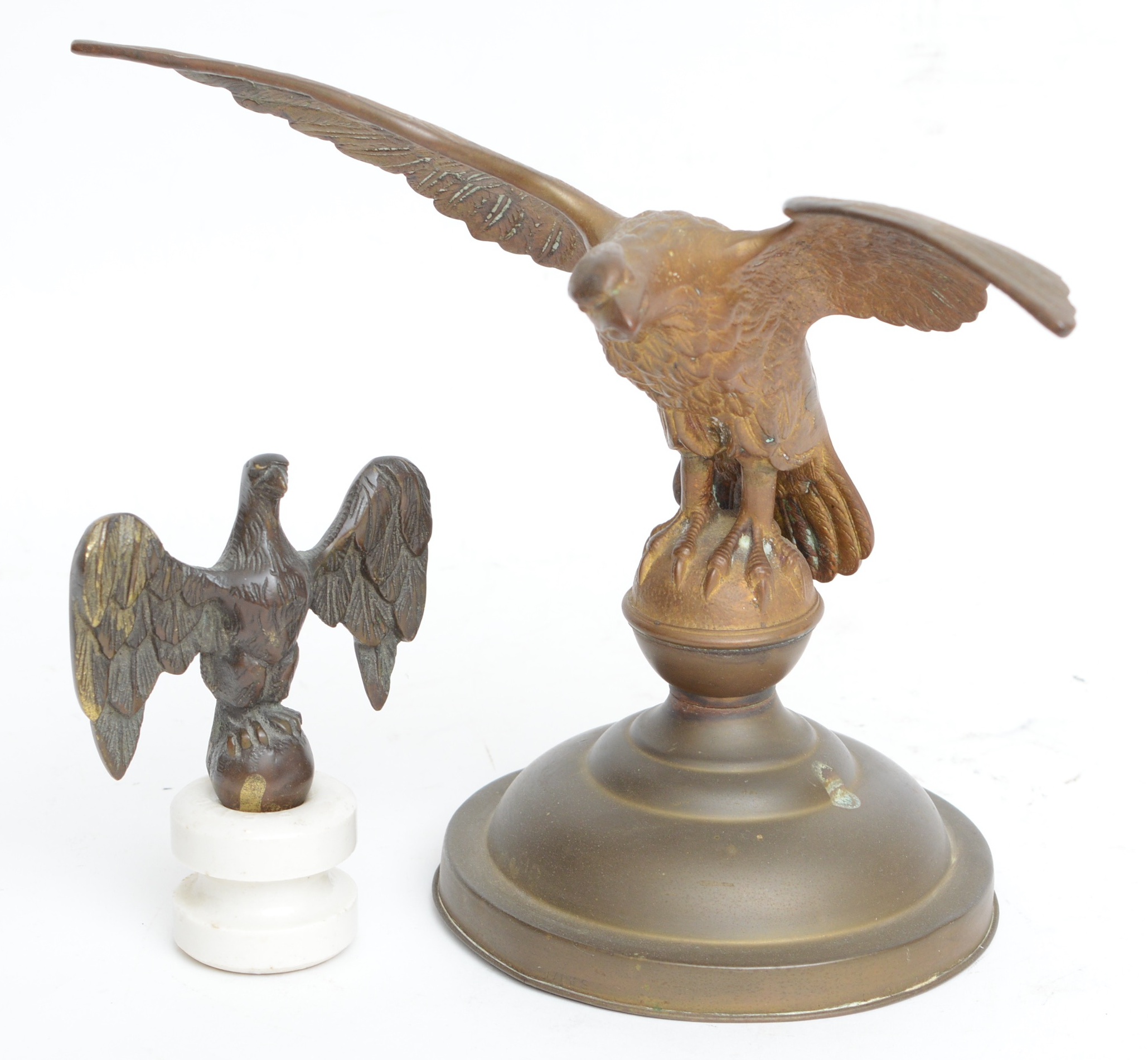 Brass Eagle and Flag Pole Topper