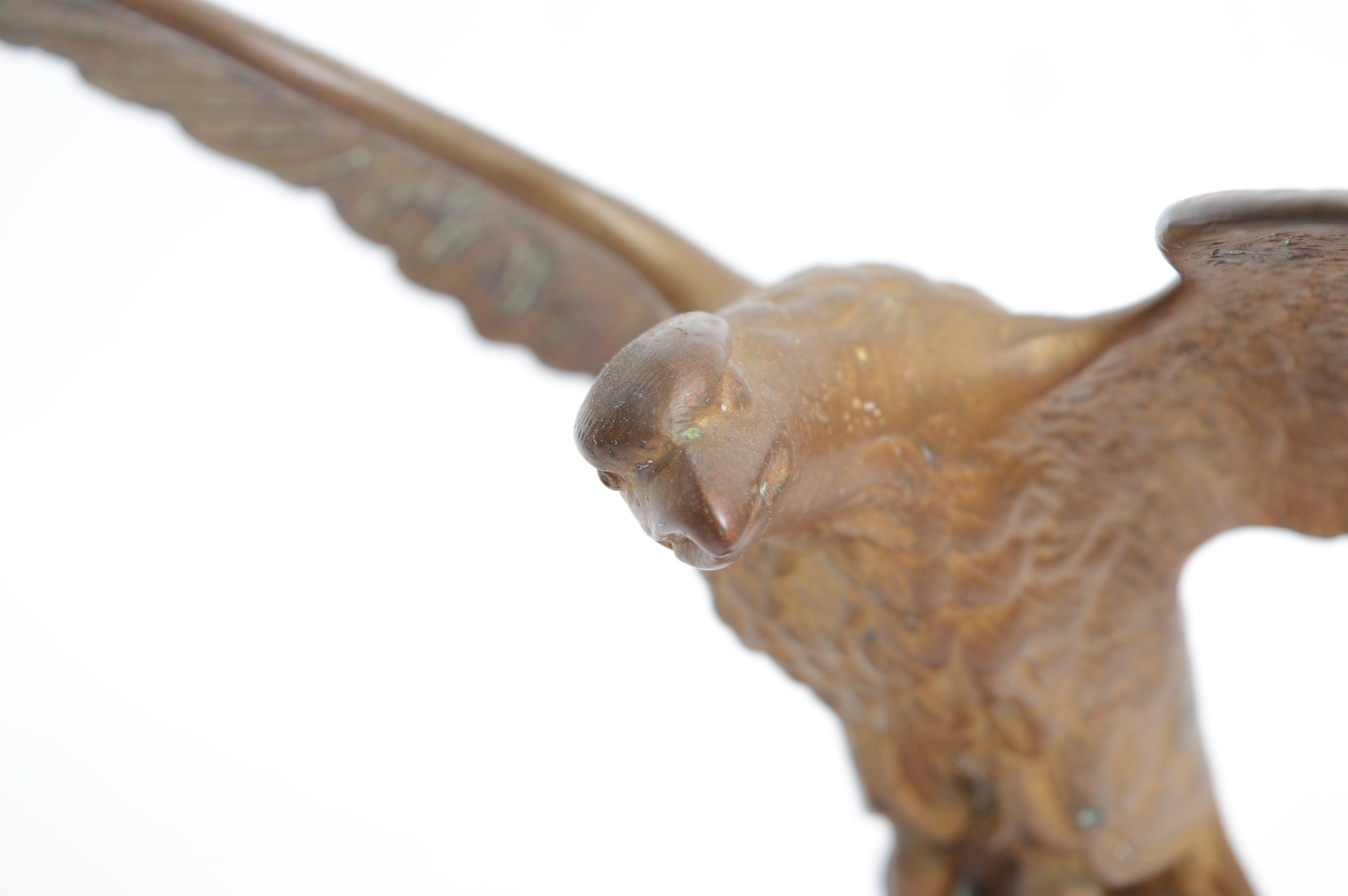 Brass Eagle and Flag Pole Topper