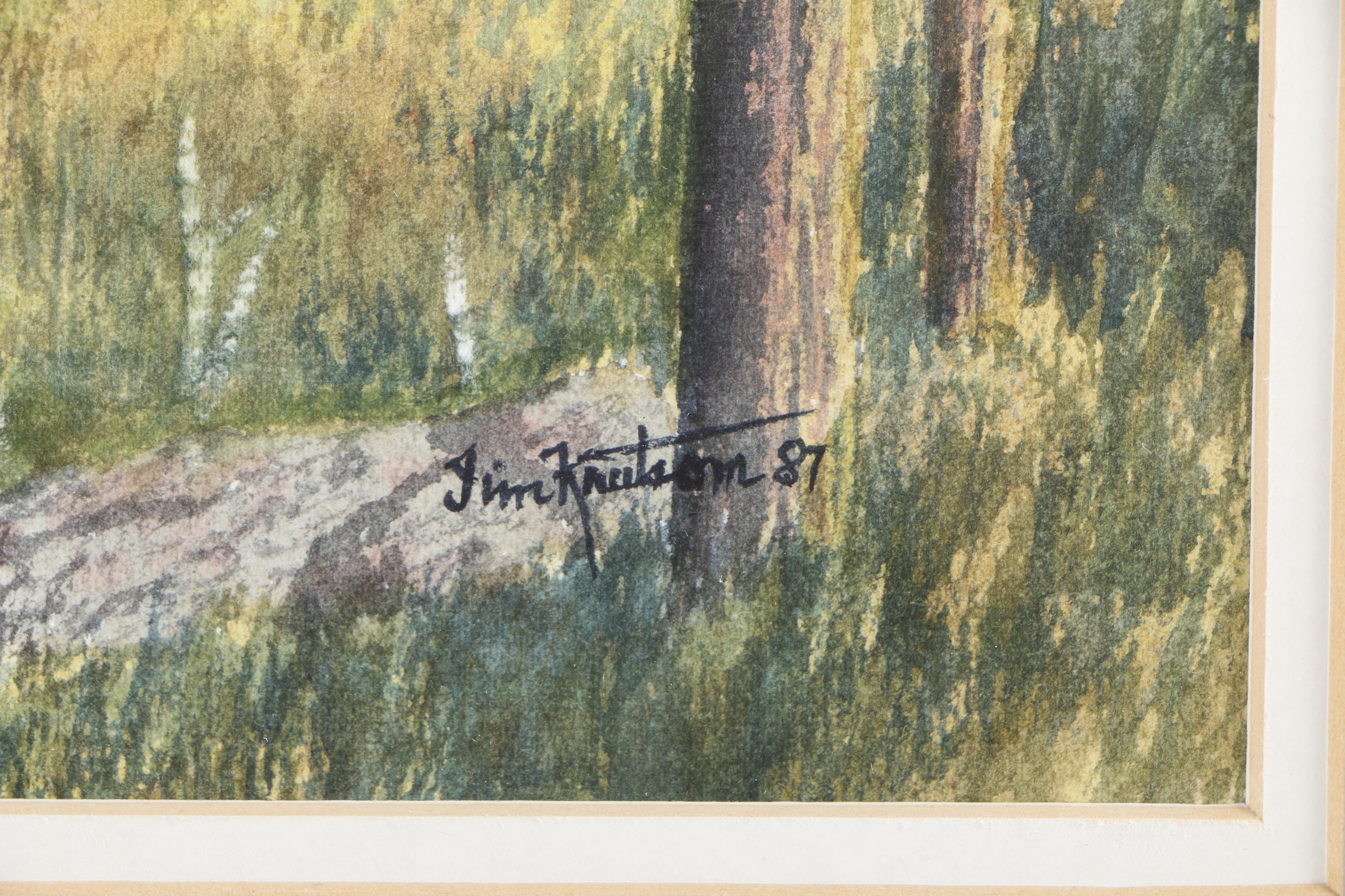 1987 Jim Knutson Watercolor Painting