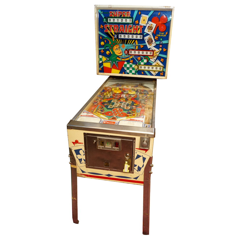 Sonic "Super Straight" Pinball Machine