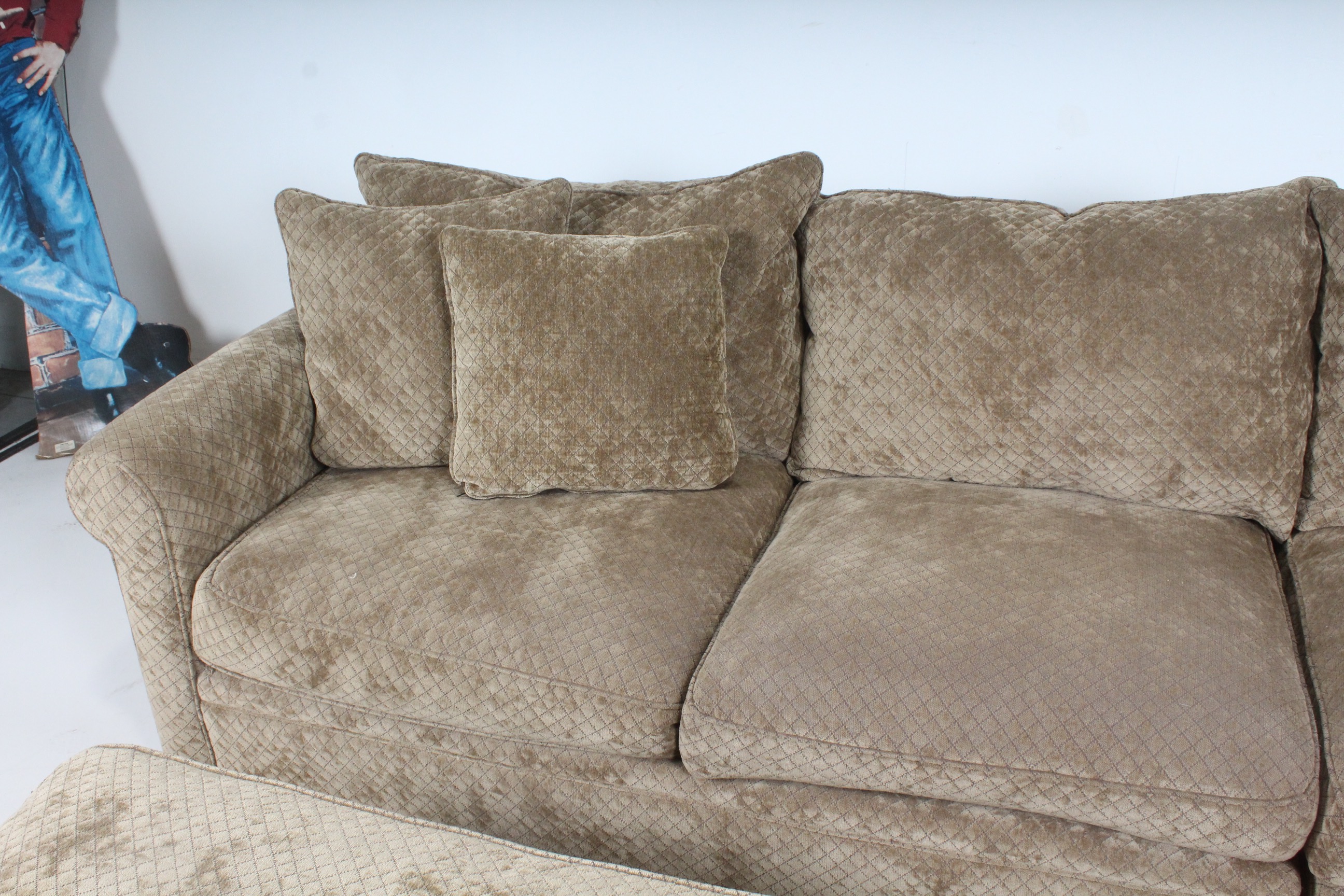 Camden Collection Contemporary Plush Sectional Sofa