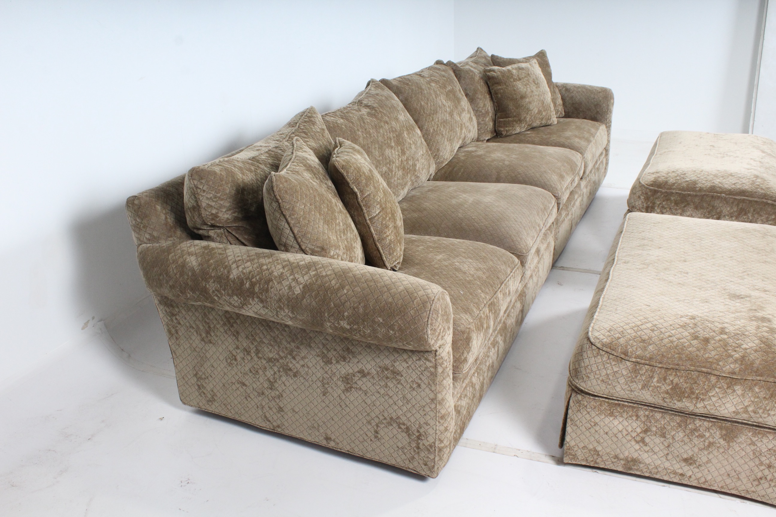 Camden Collection Contemporary Plush Sectional Sofa