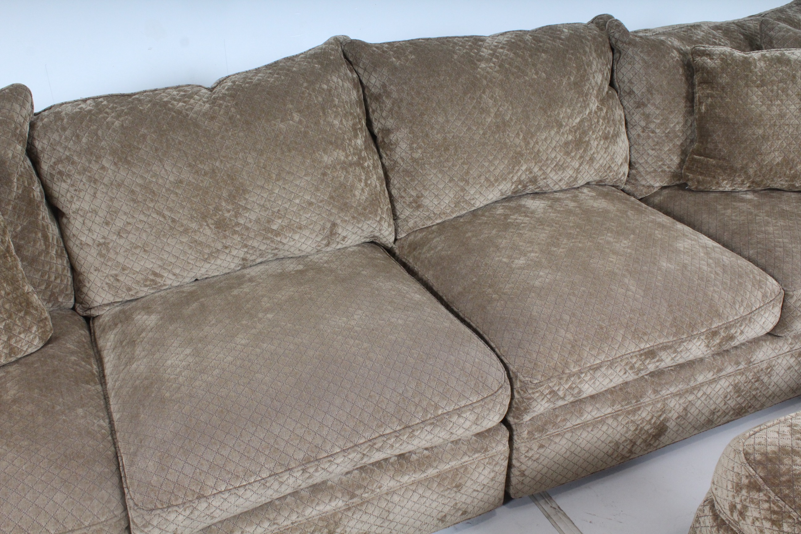 Camden Collection Contemporary Plush Sectional Sofa