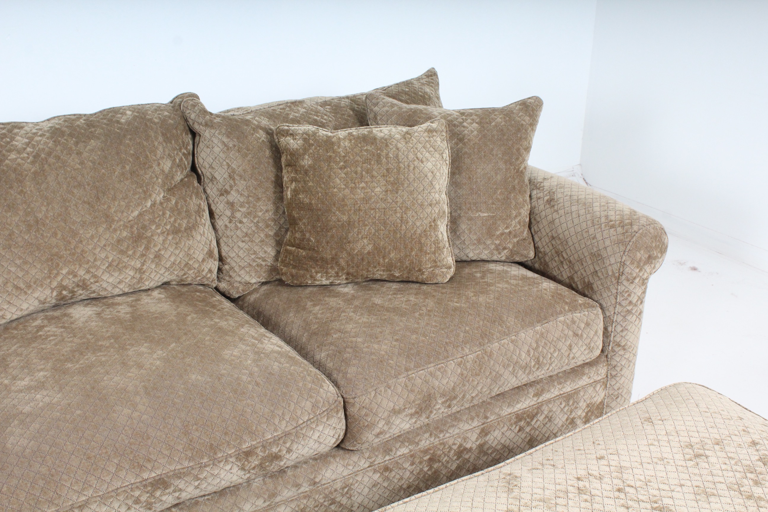 Camden Collection Contemporary Plush Sectional Sofa