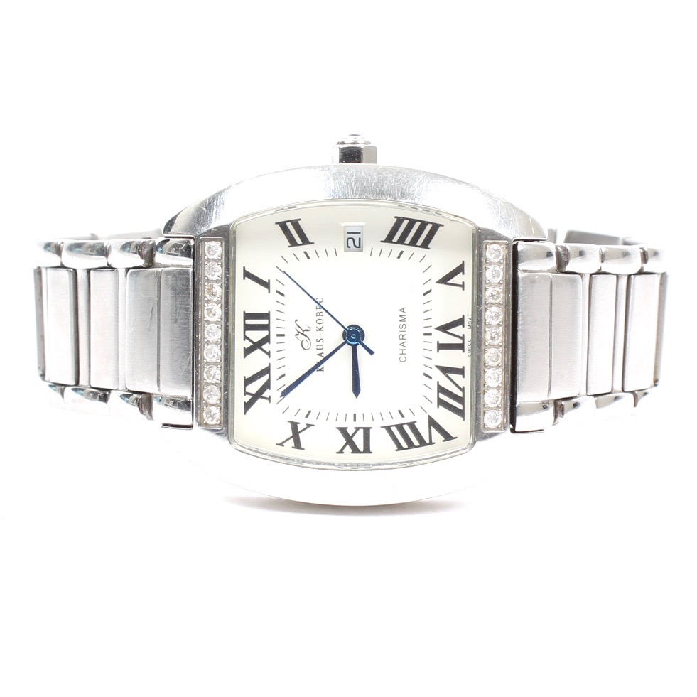 Klaus-Kobec Watch with Diamonds